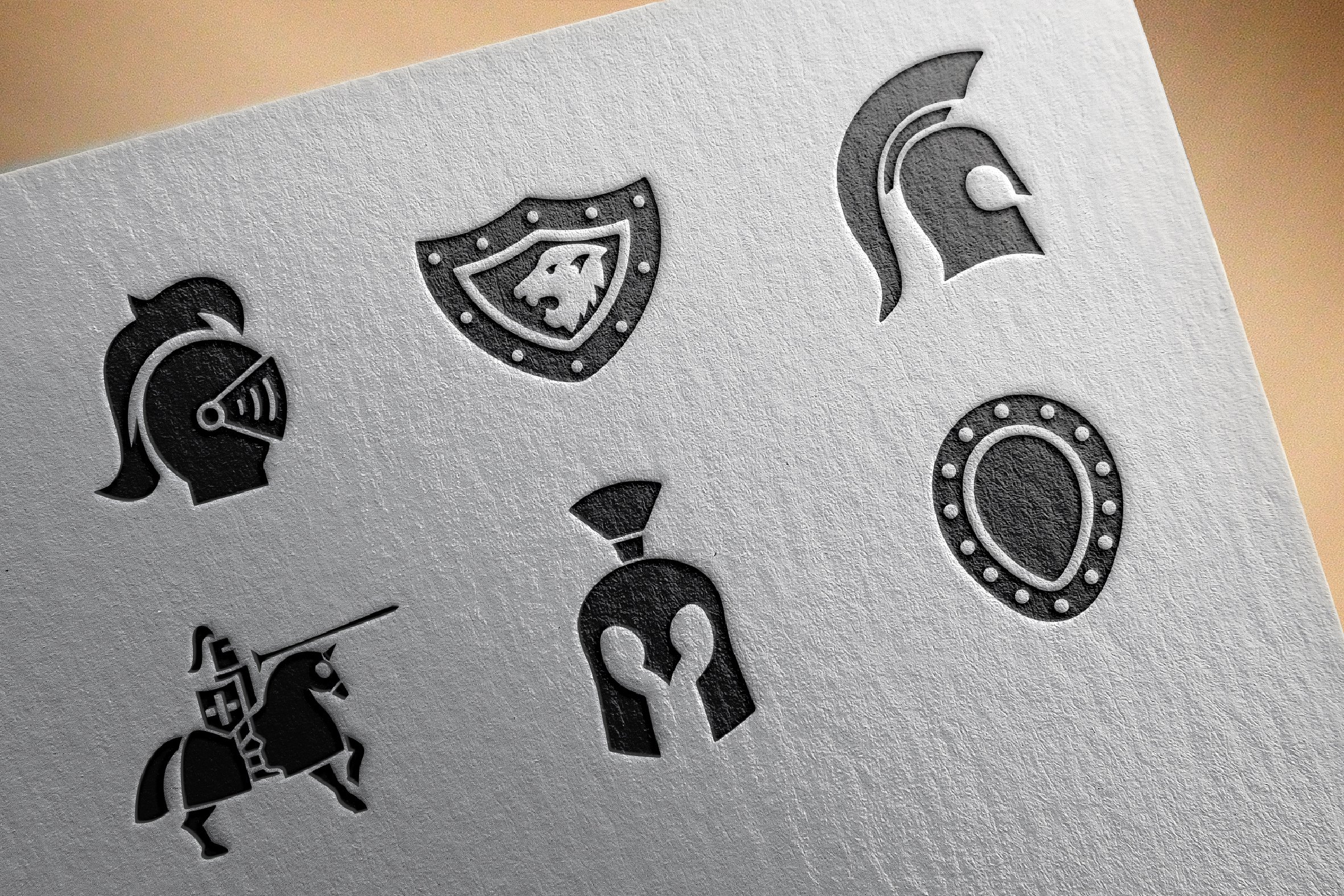 Knight and war icons