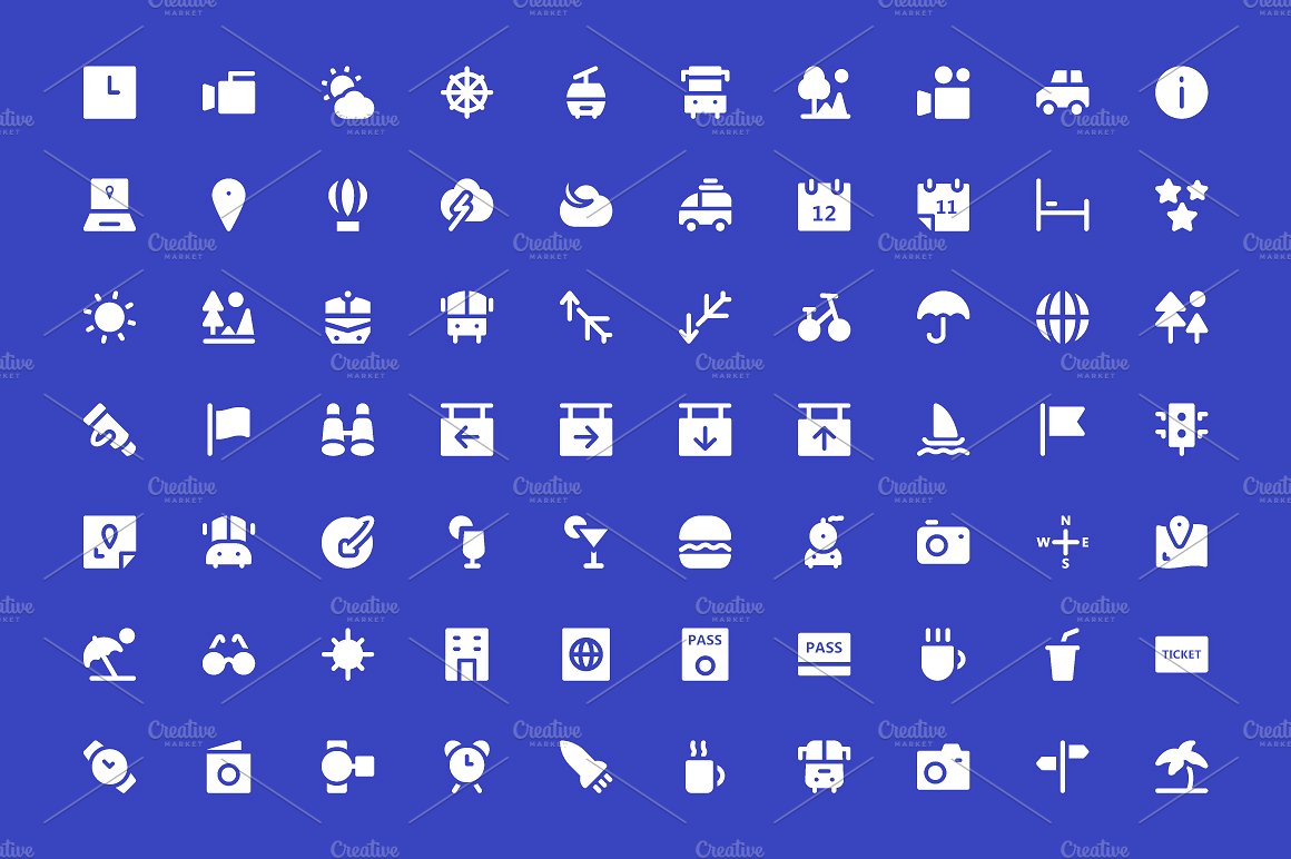 275 Travel Vector Icons