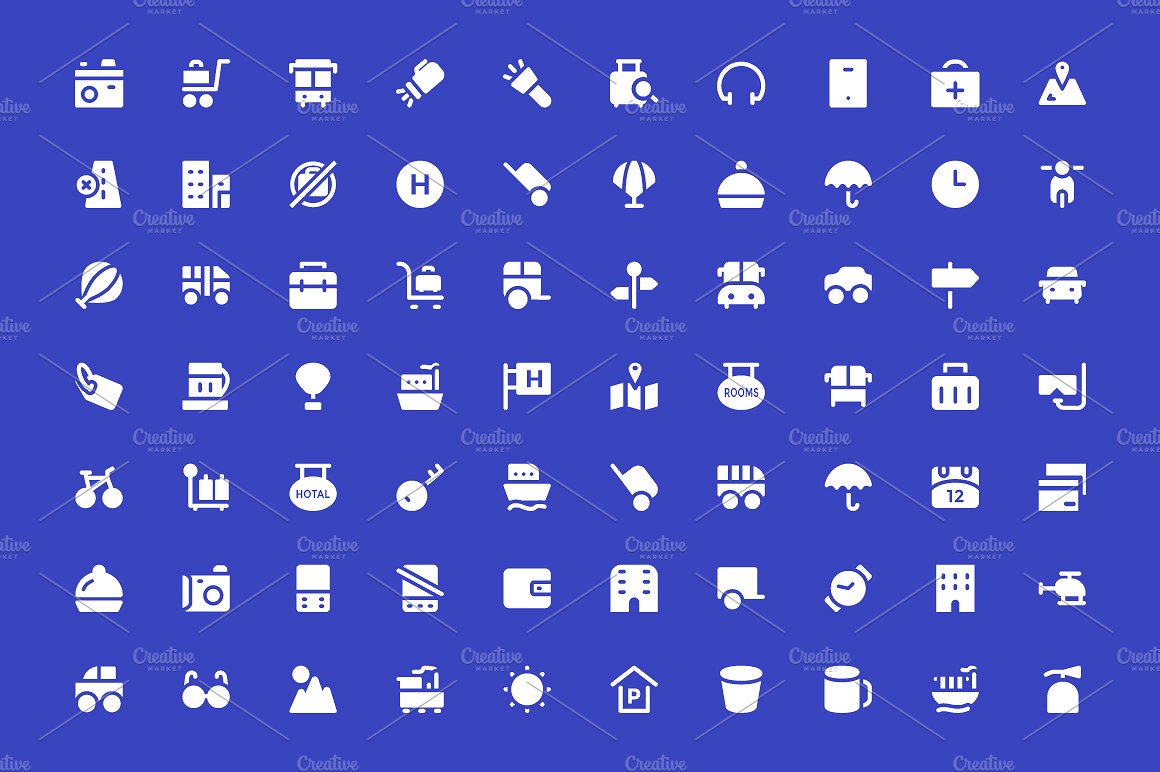 275 Travel Vector Icons