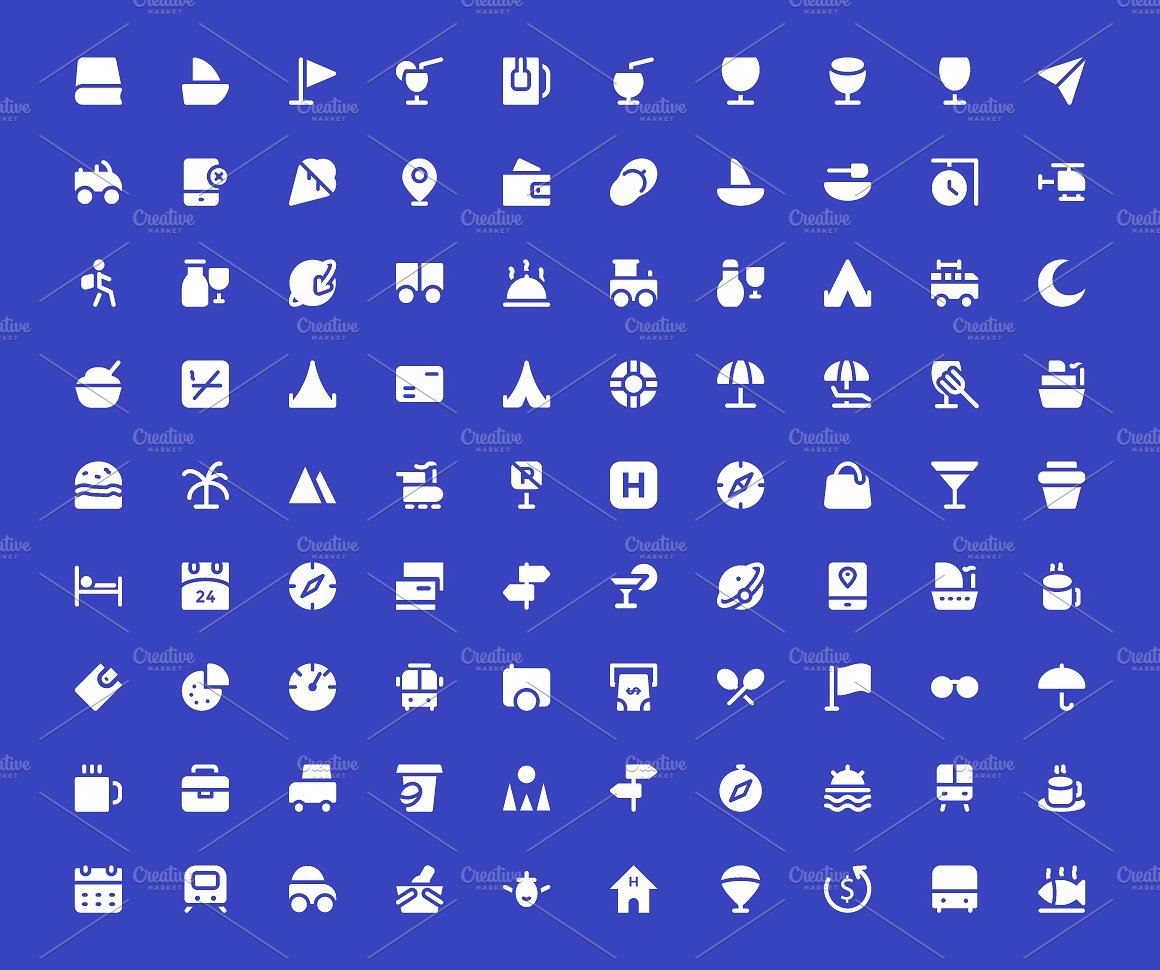 275 Travel Vector Icons