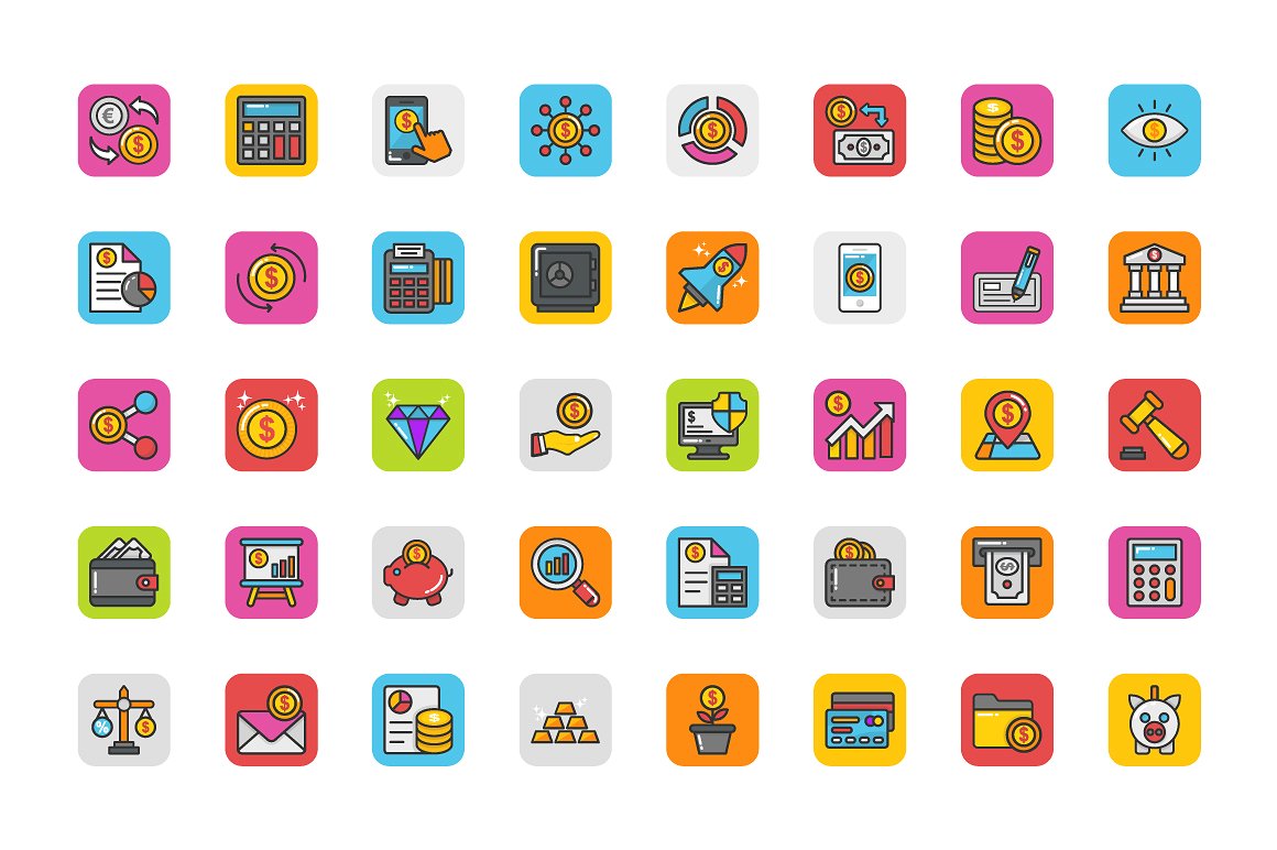 152 Finance Icons