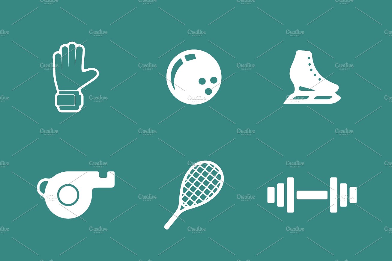 36 SPORT simple icons