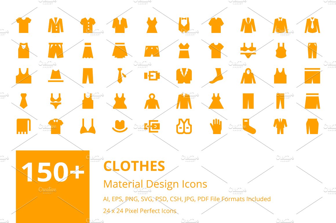 150 Clothes Material Design I