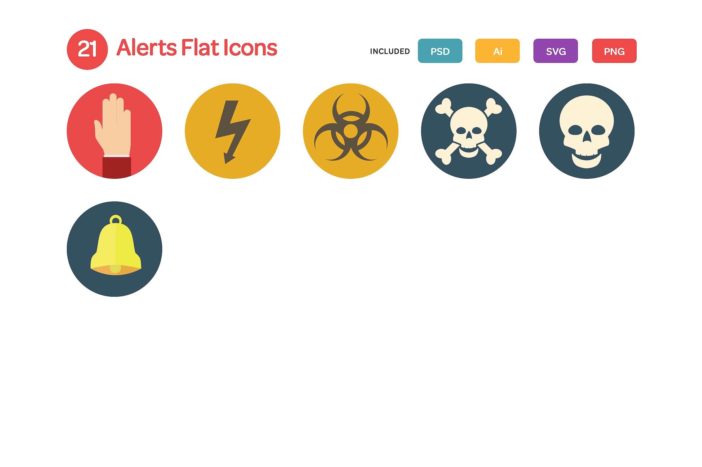 Alerts Flat Icons