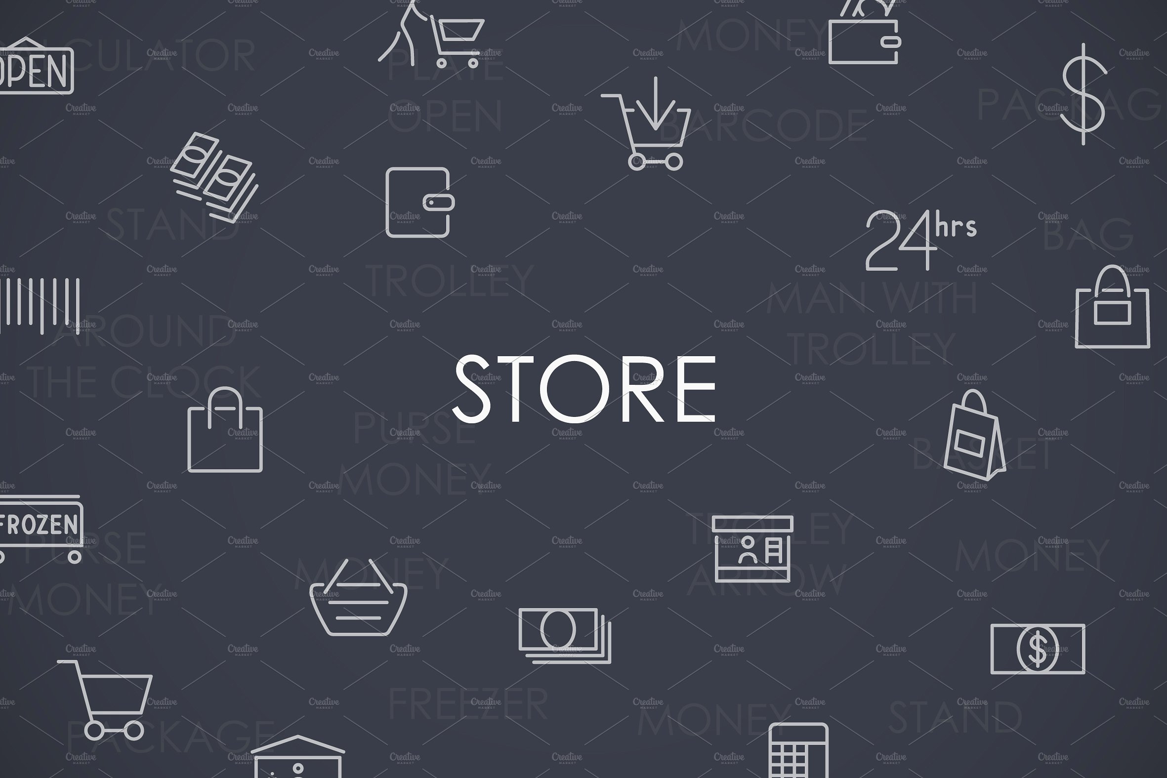 Store thinline icons