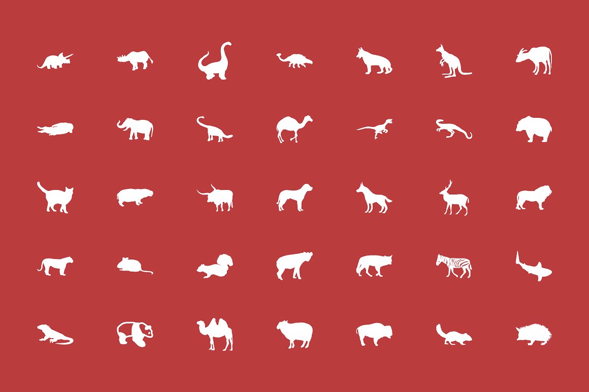 85 Animals Vector Icons