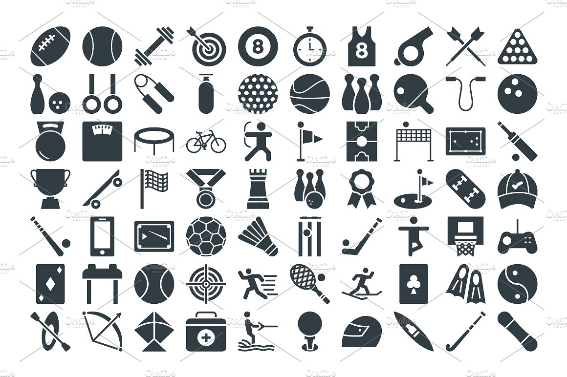 125 Sports Vector Icons