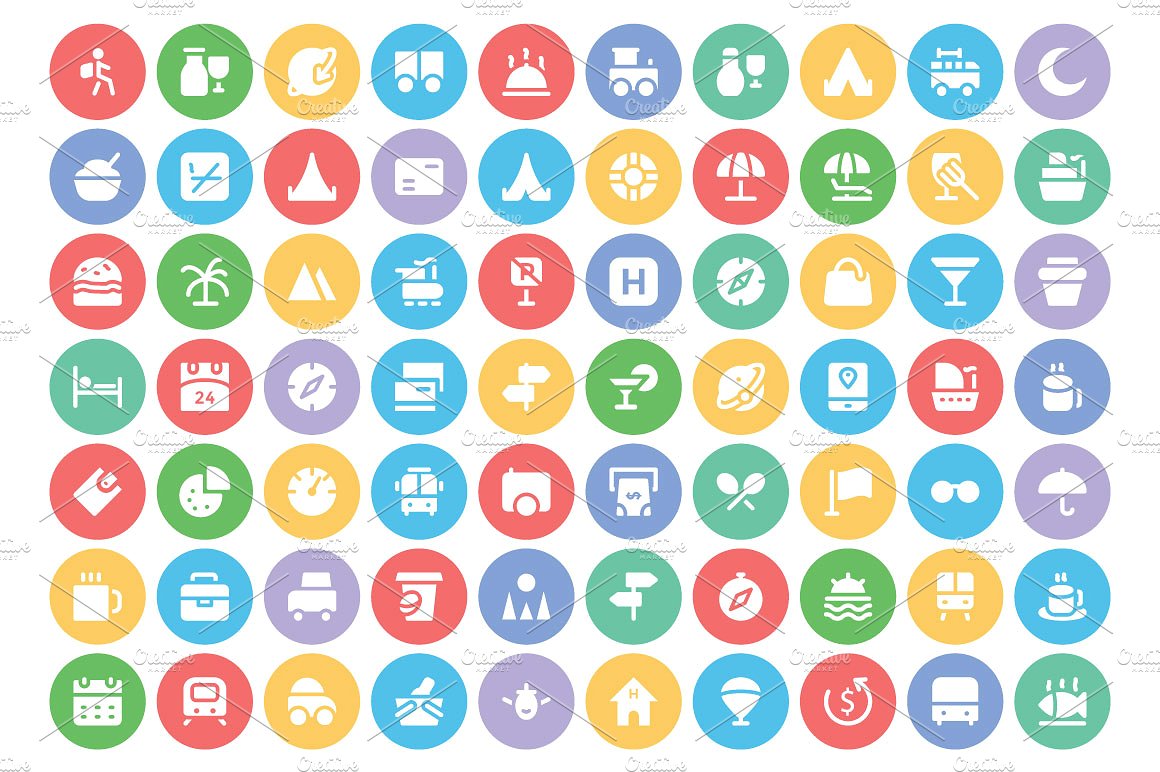 275 Travel Vector Icons