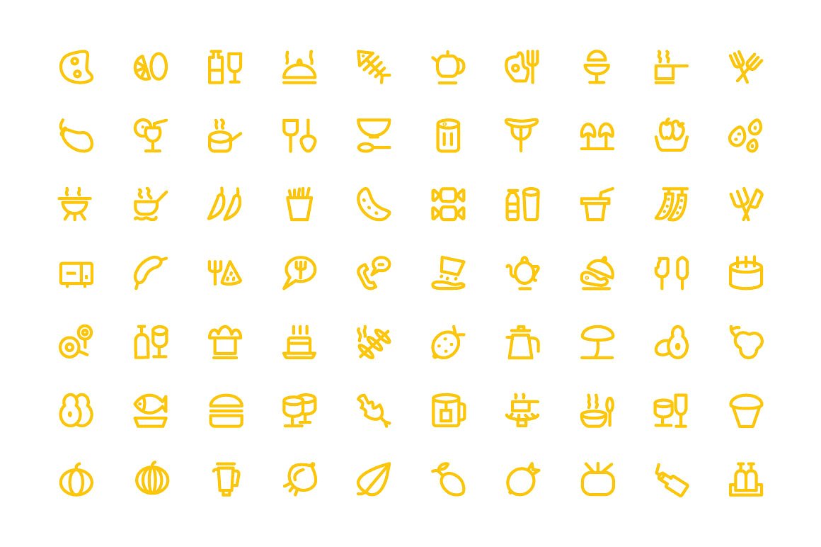 325 Food Icons