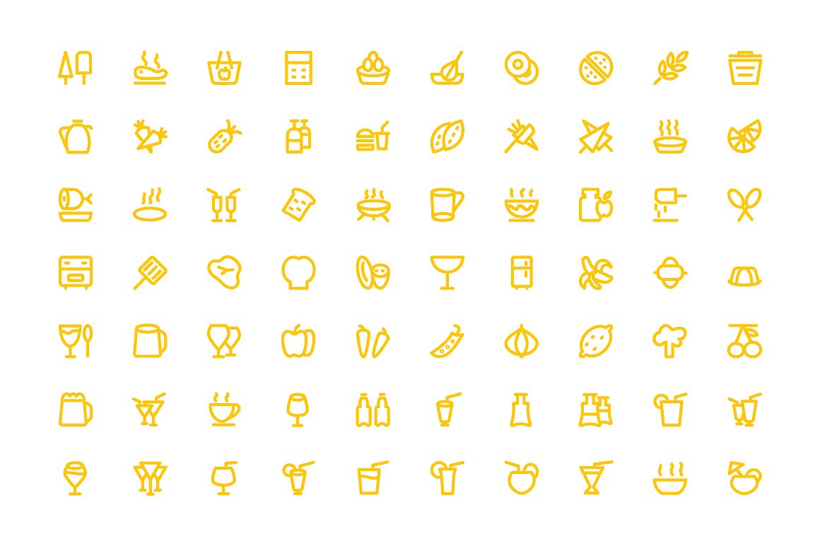 325 Food Icons