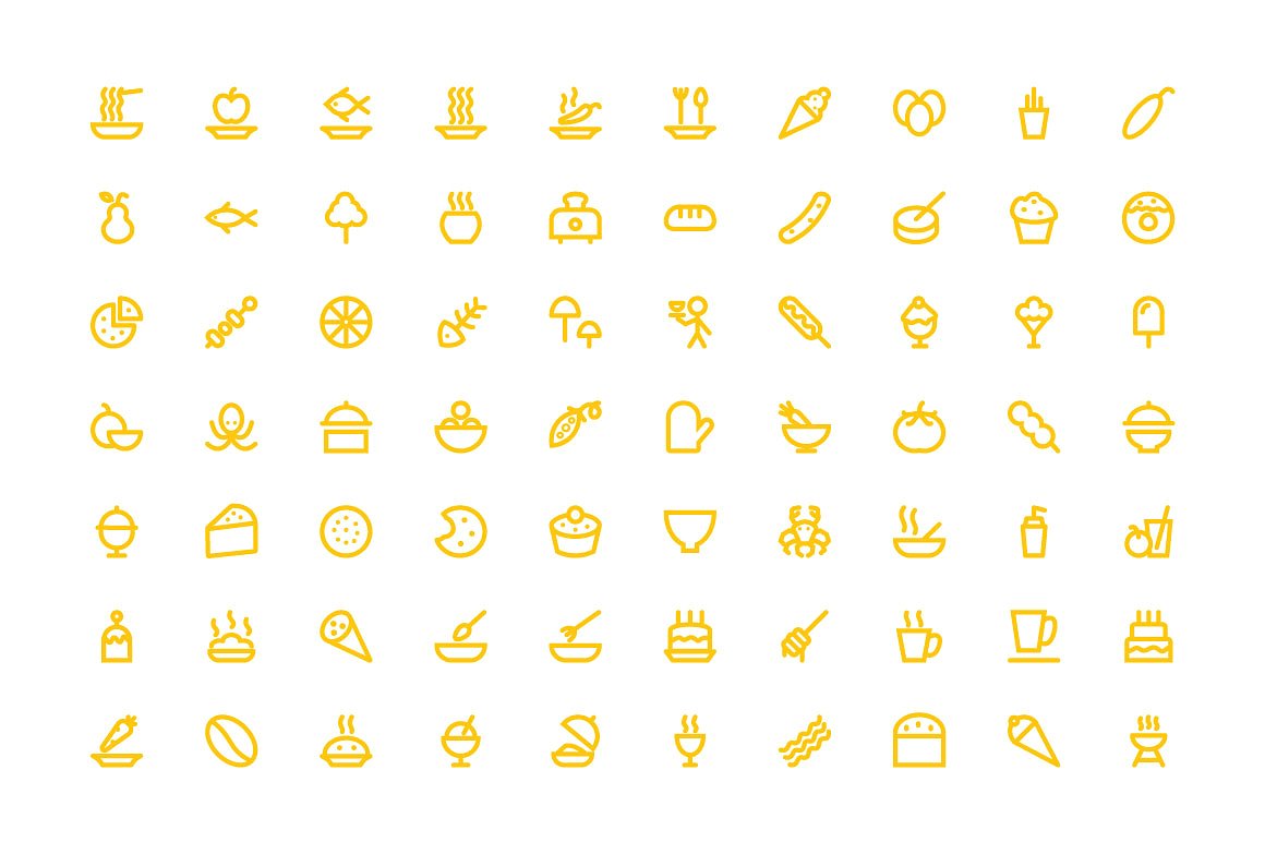 325 Food Icons