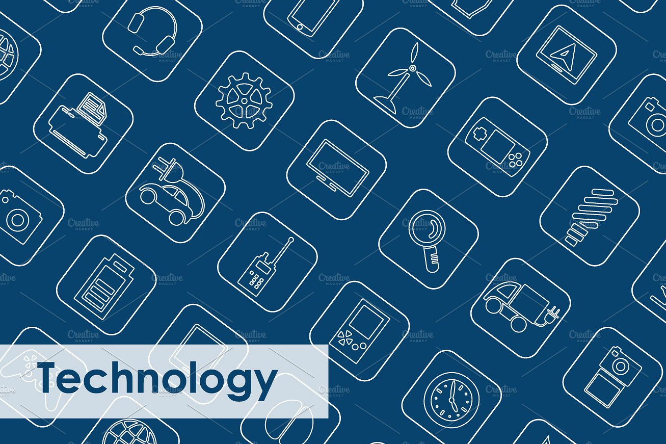 49 TECHNOLOGY simple icons