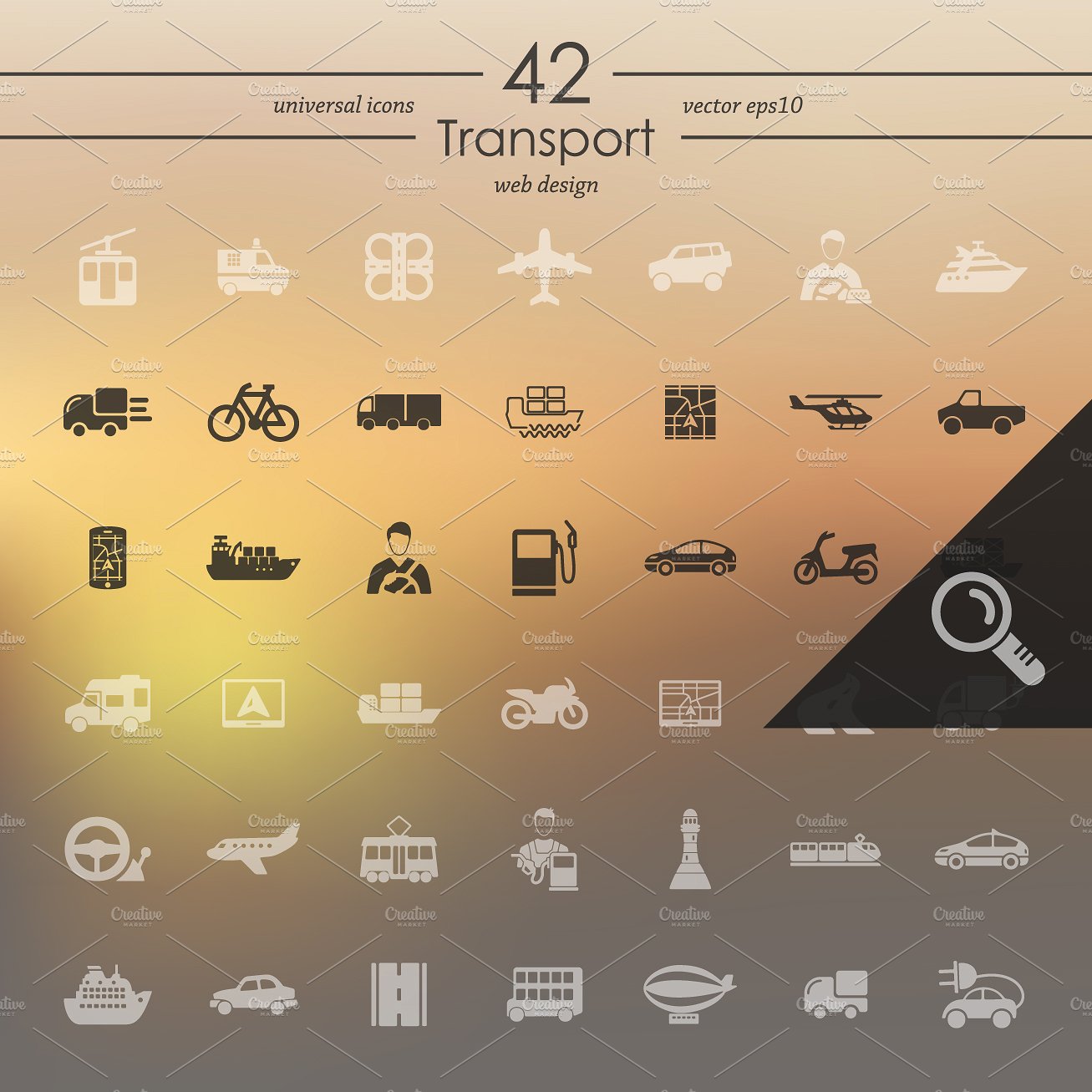 42 TRANSPORT icons