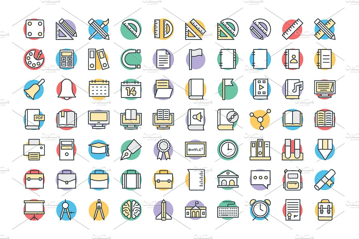 150 Education Vector Icons