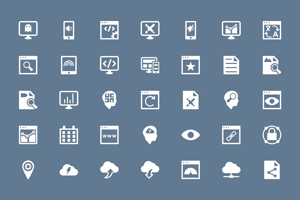 150 Online Marketing Icons