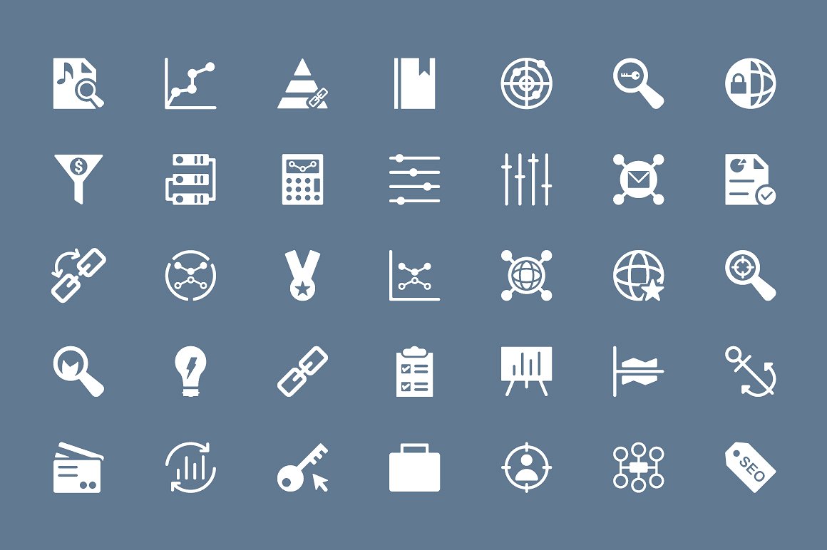 150 Online Marketing Icons