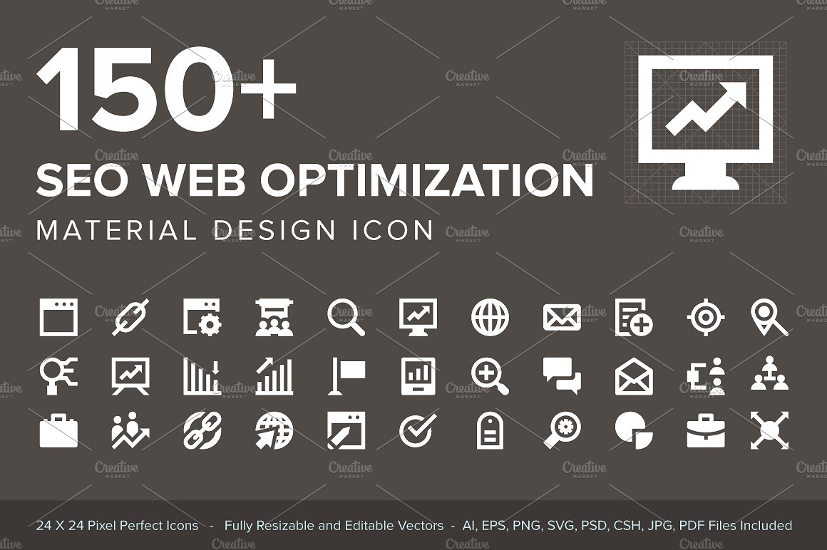 150 SEO Web Optimization Icon