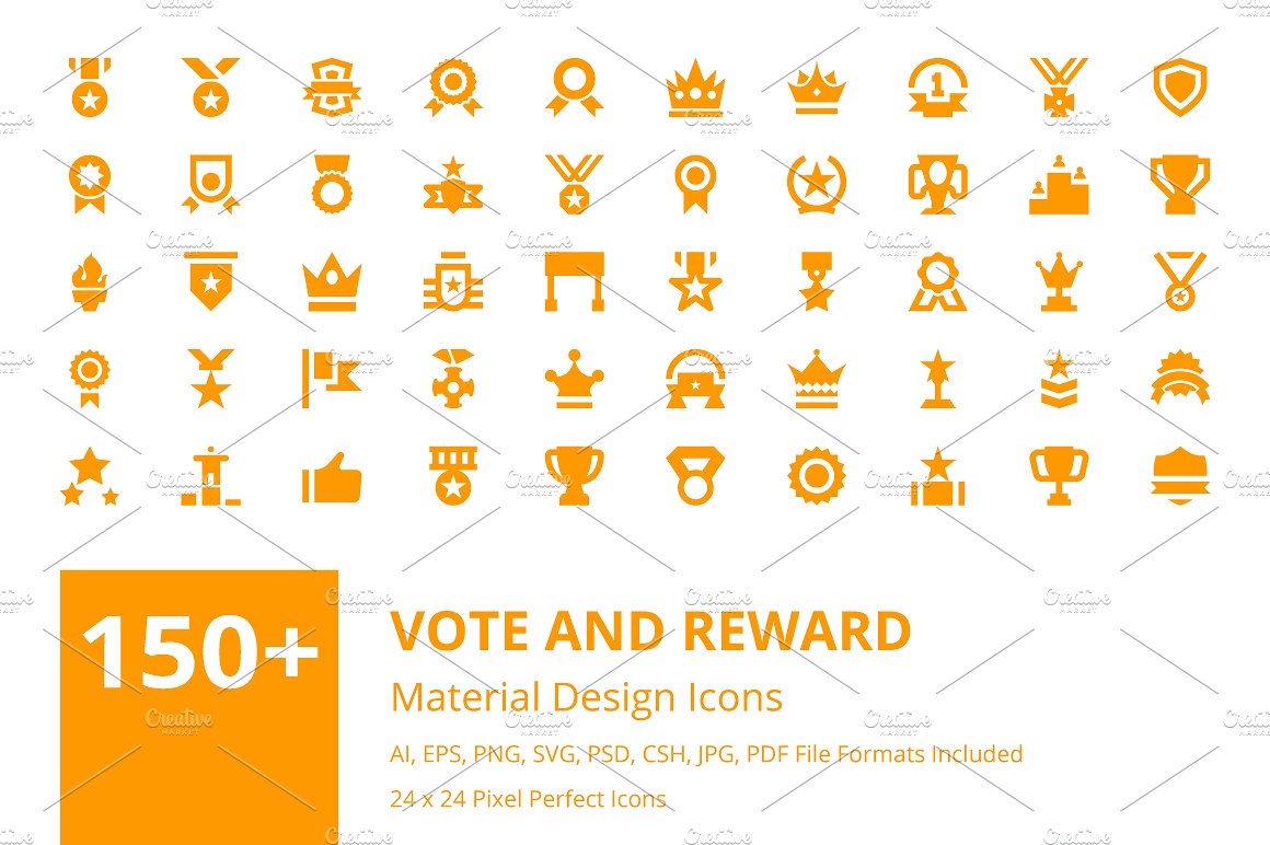 150 Vote and Reward Material