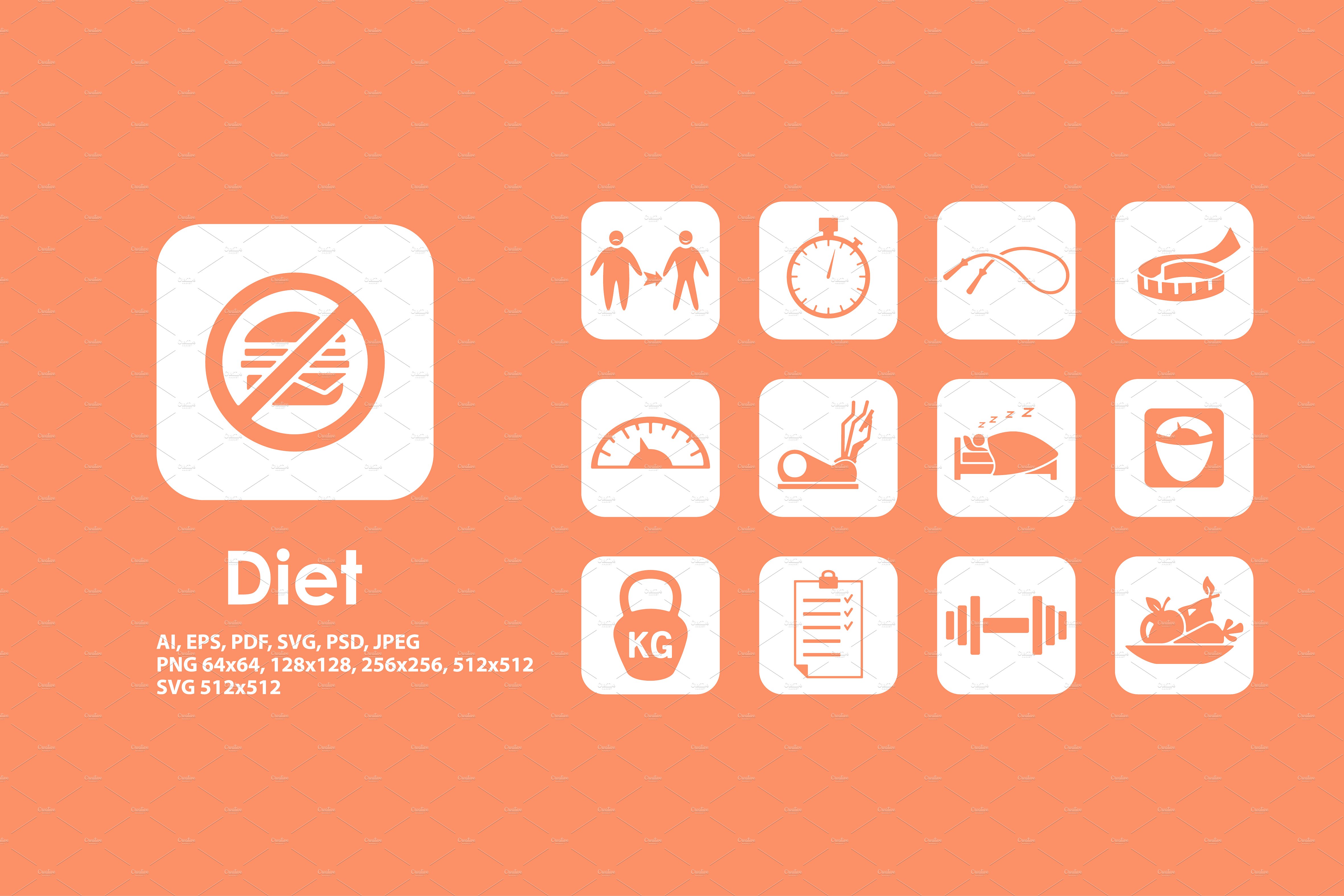 Diet icons