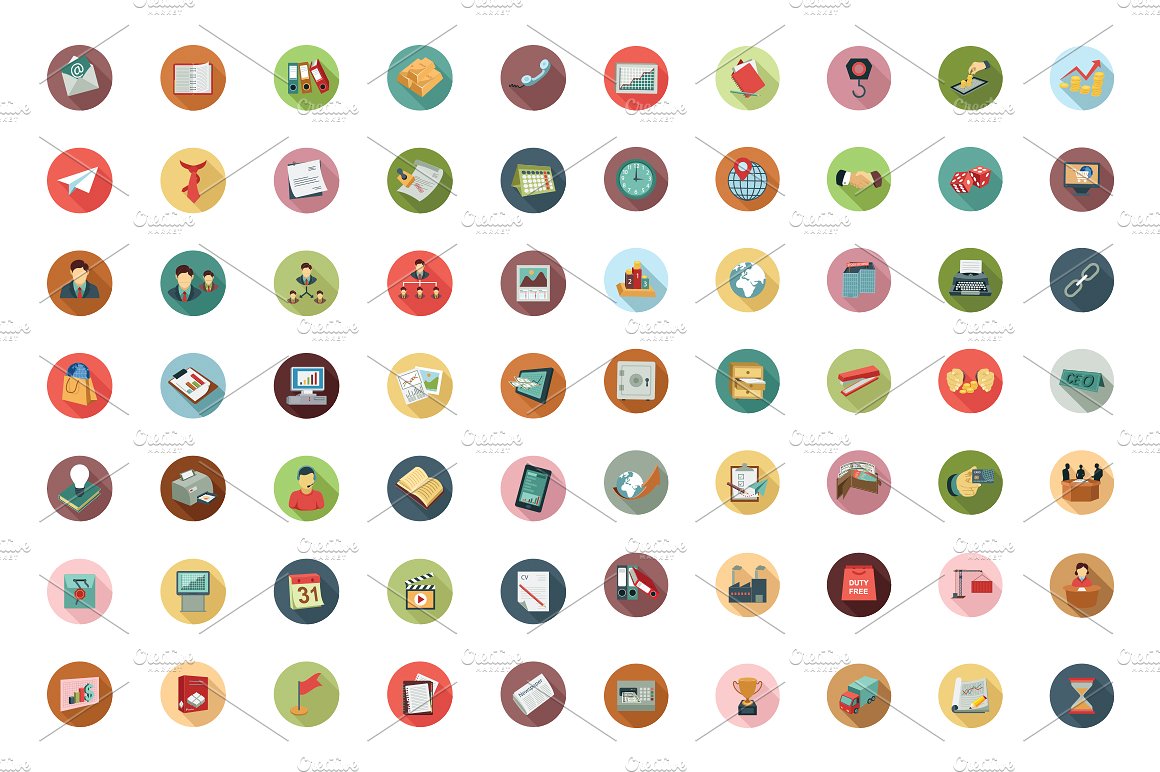 85 Business Vector Icons