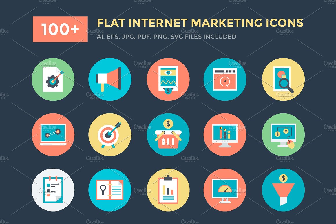 100 Flat Internet Marketing I