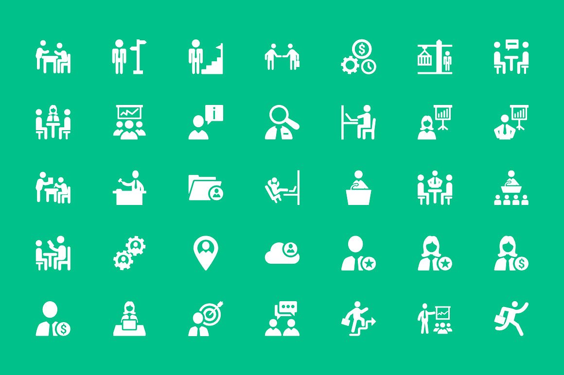 75 Staff Management Icons