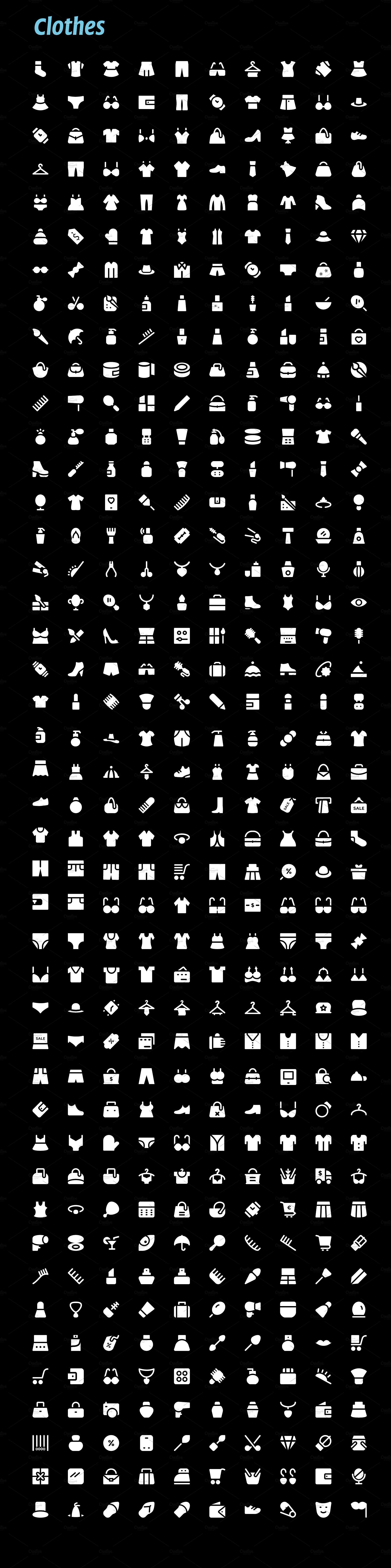 7930 Glyph Icons