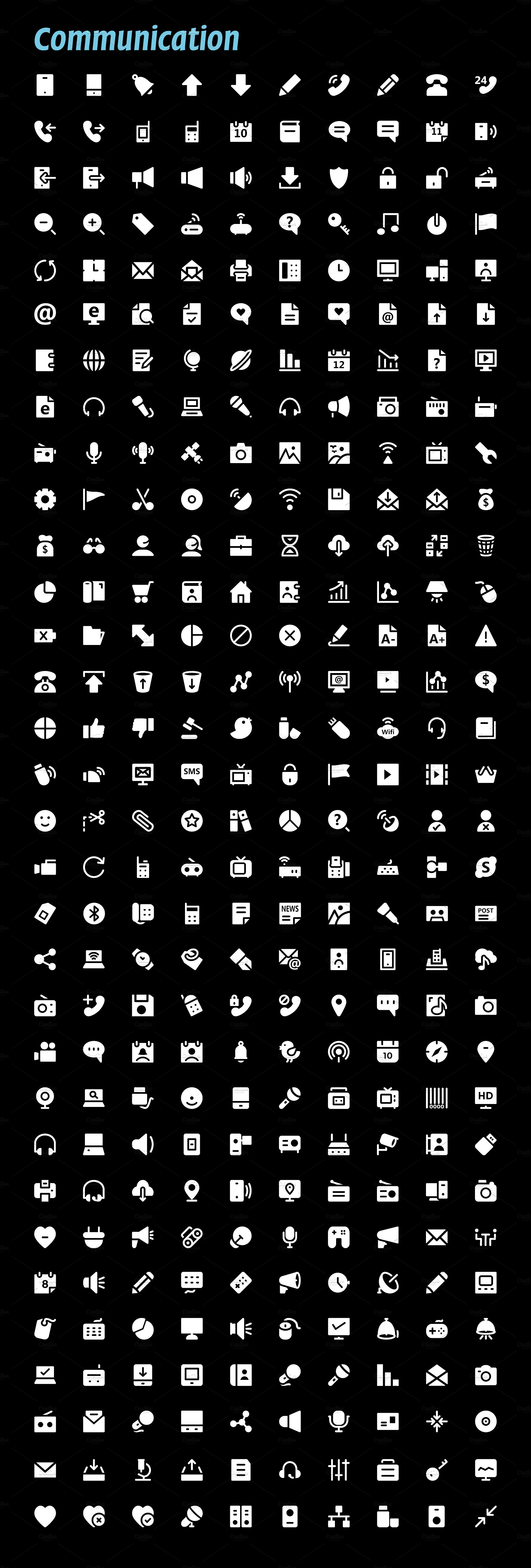 7930 Glyph Icons