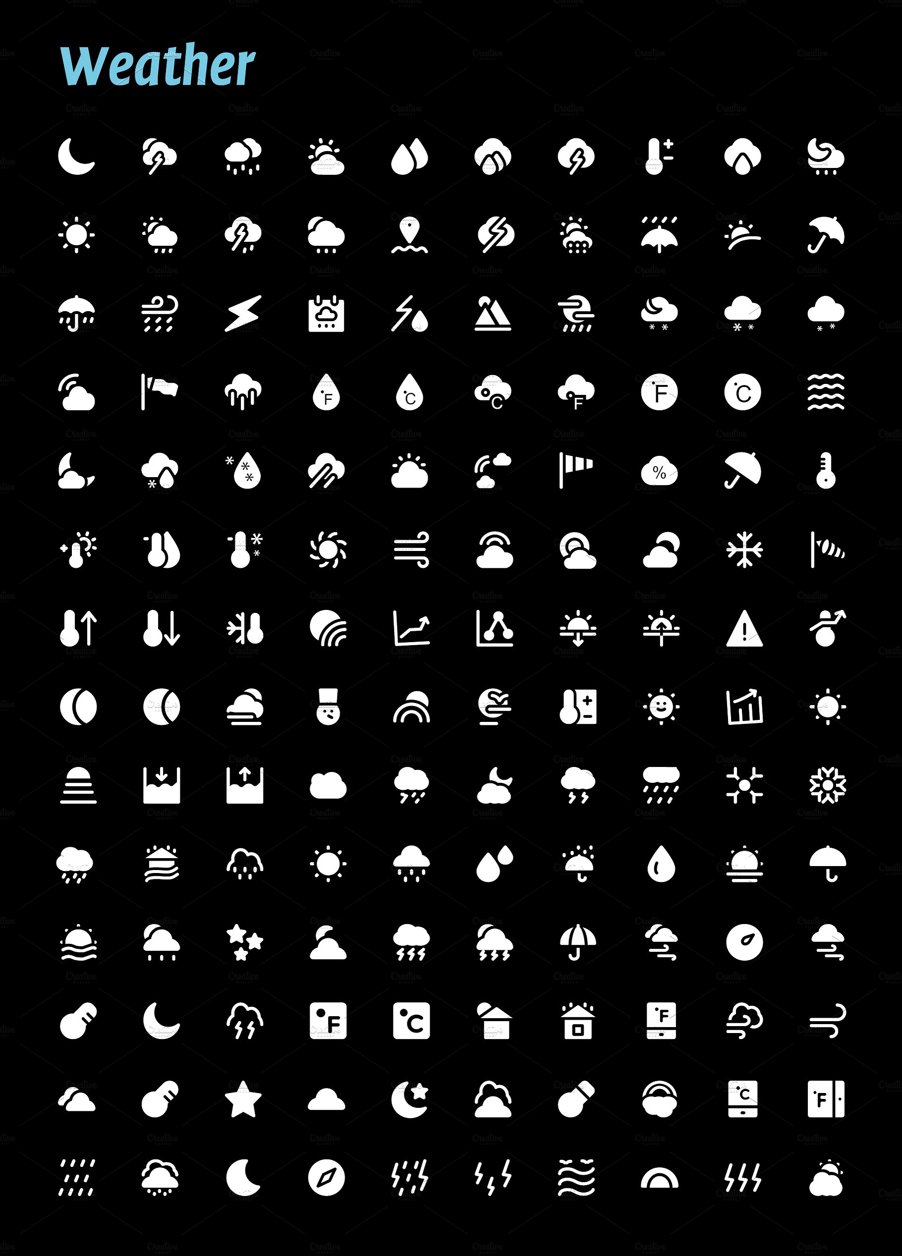 7930 Glyph Icons