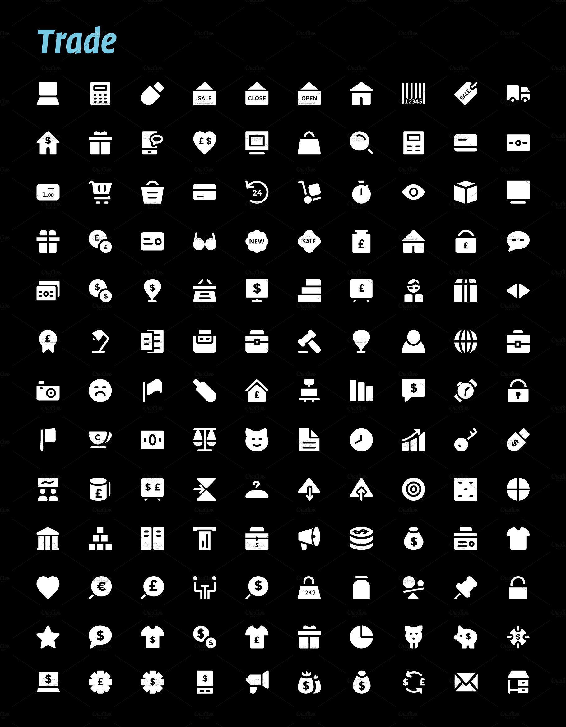 7930 Glyph Icons