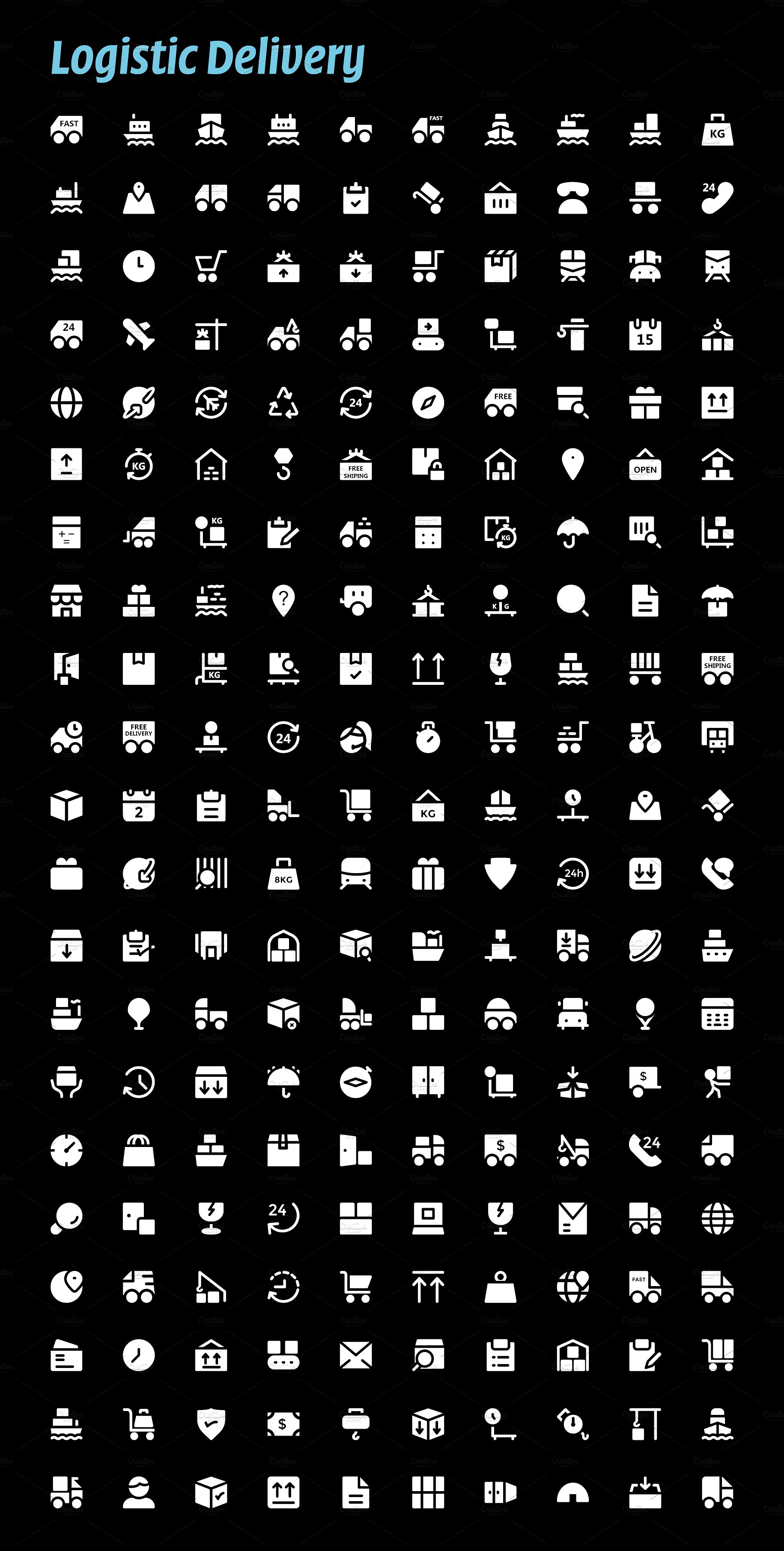 7930 Glyph Icons