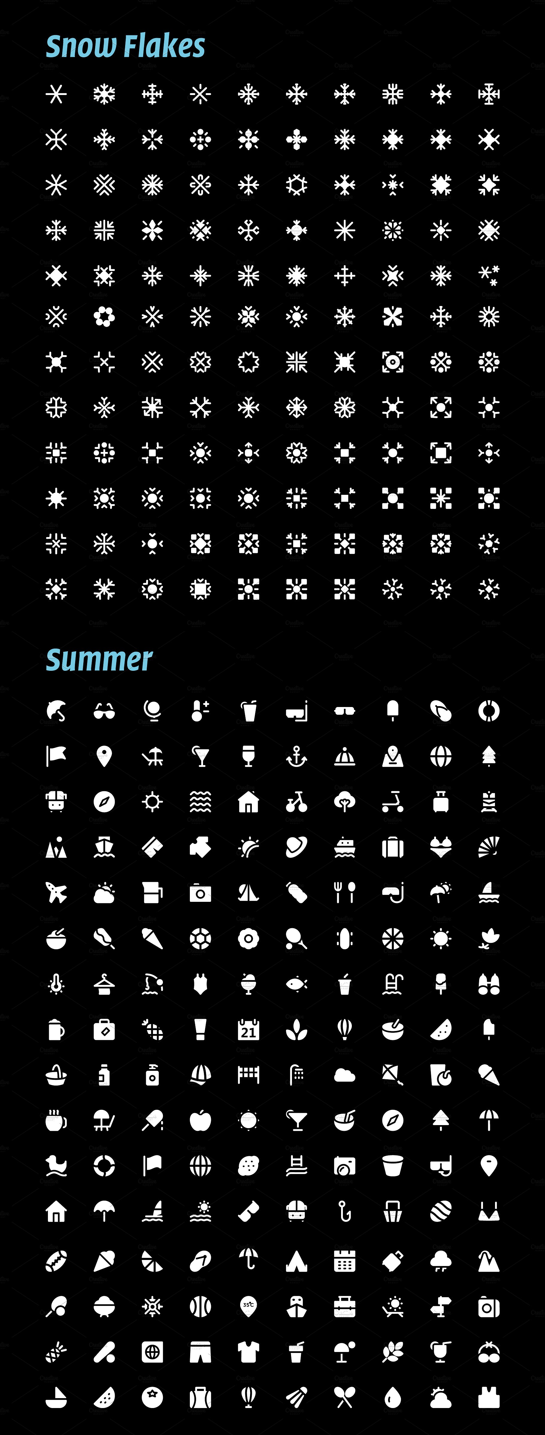 7930 Glyph Icons