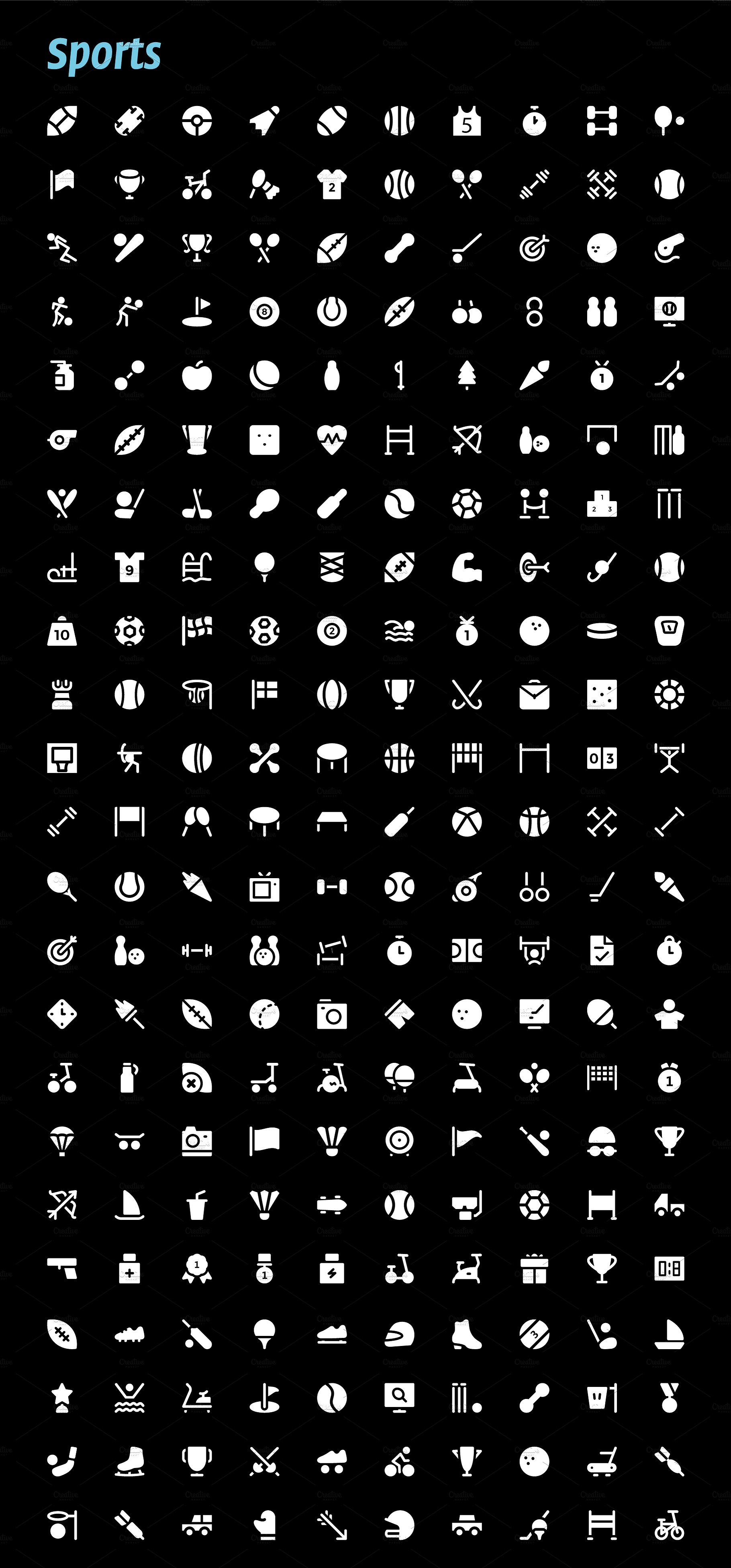 7930 Glyph Icons