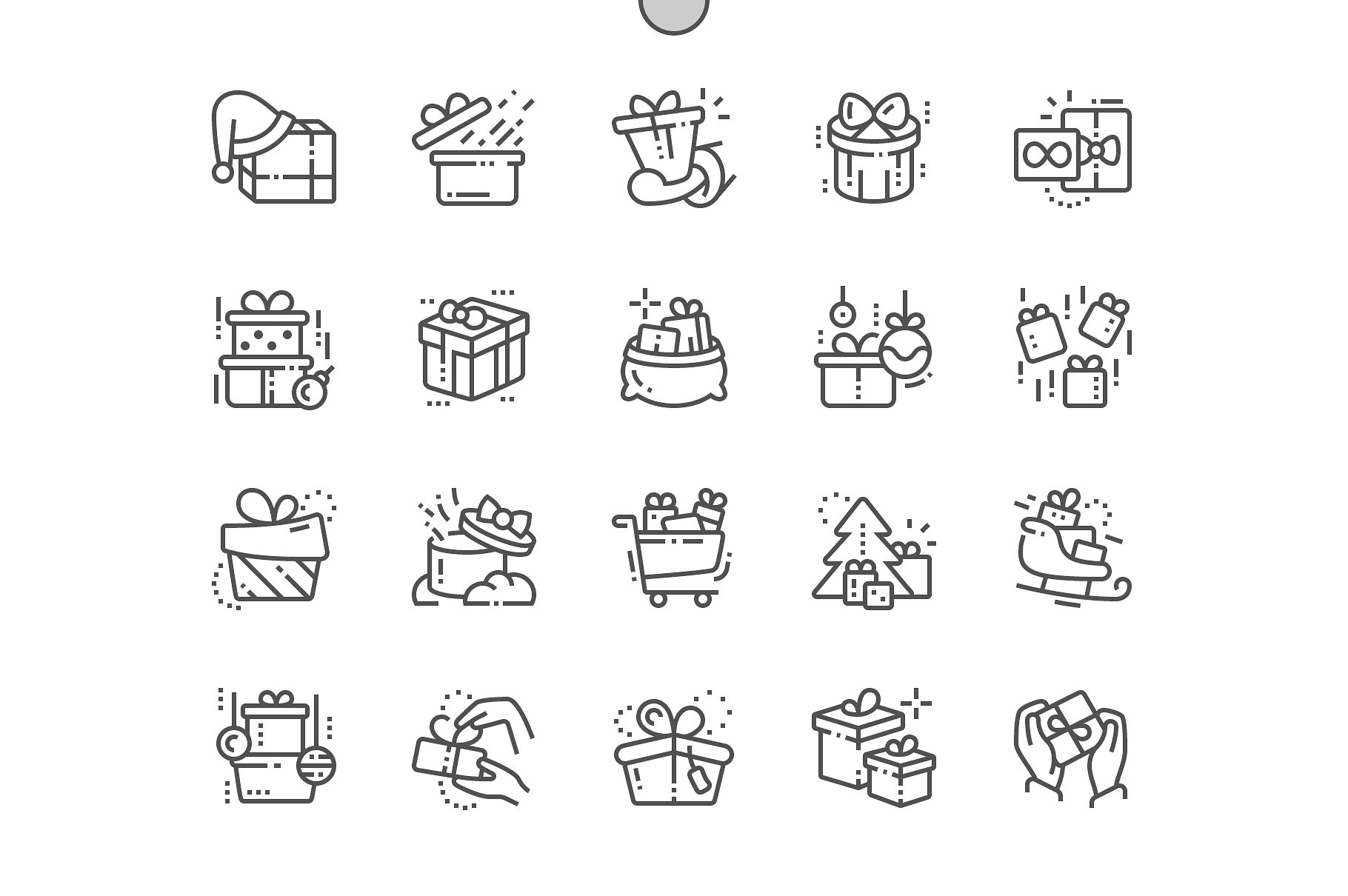 Gifts Line Icons