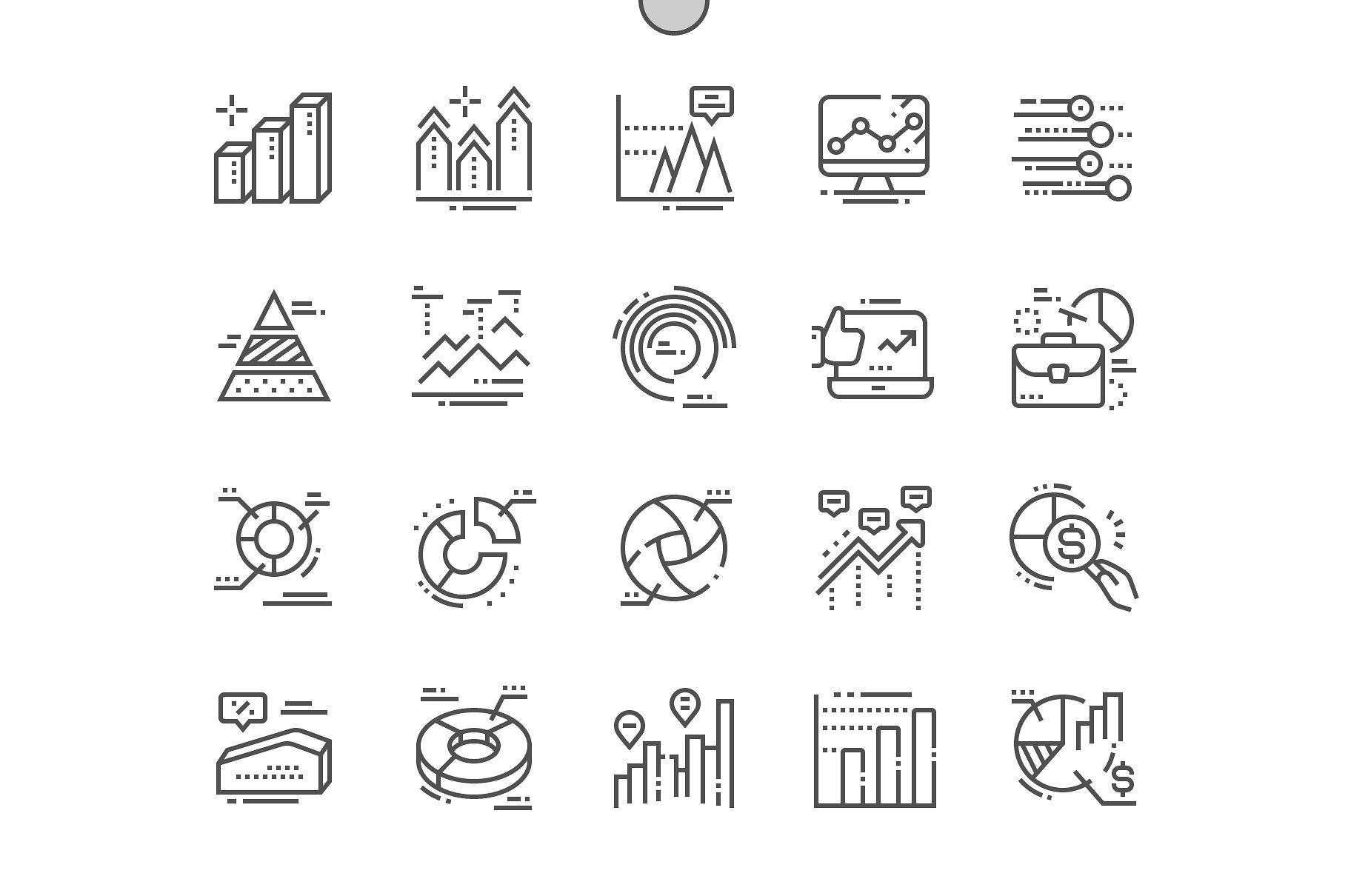 Charts Line Icons