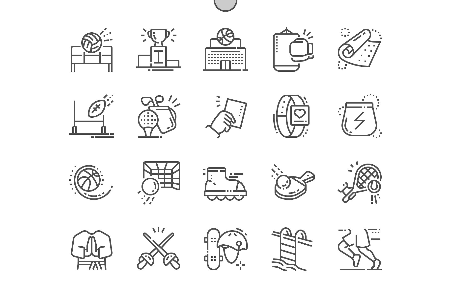 Sport Line Icons