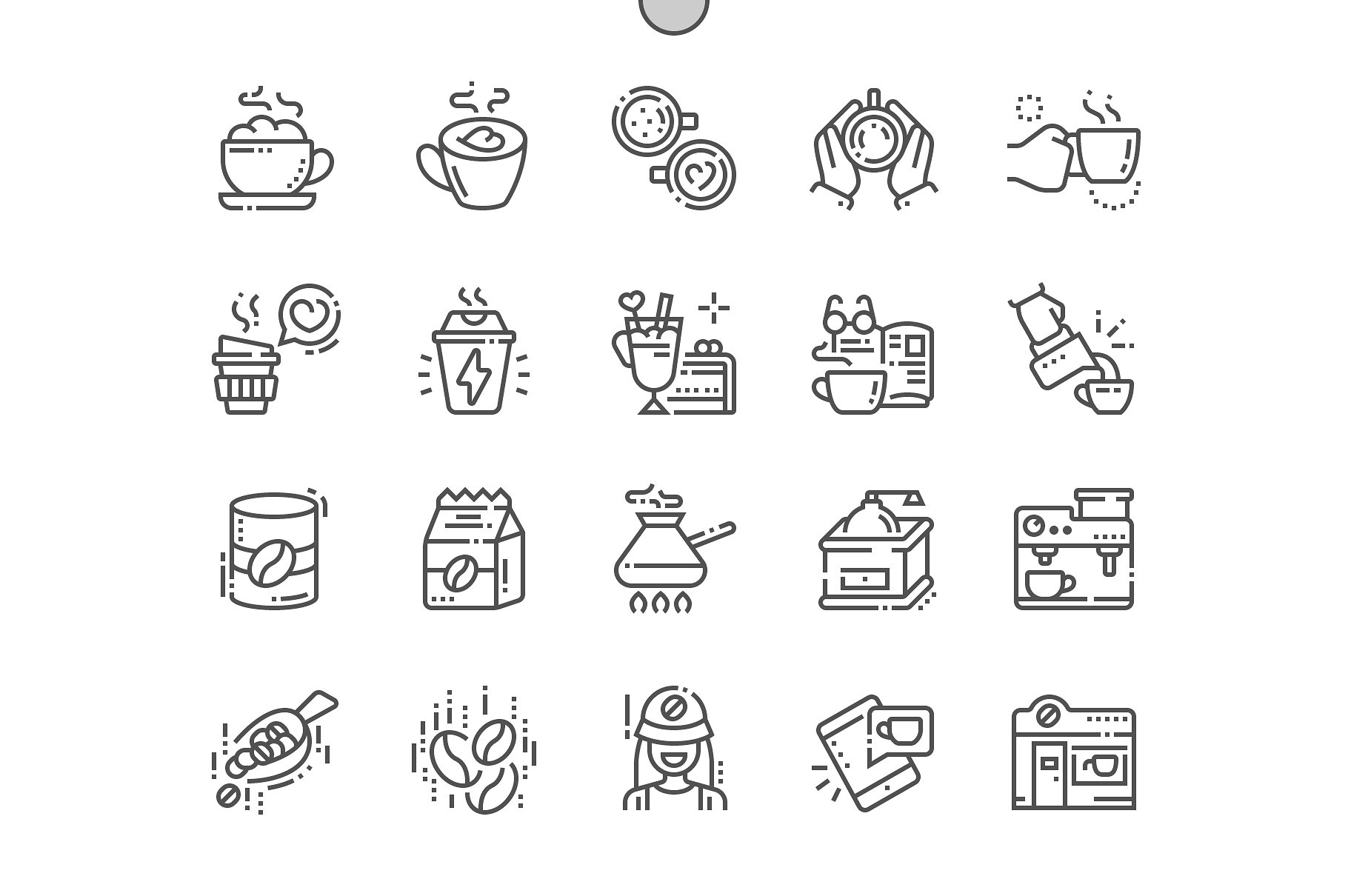 Coffee Line Icons