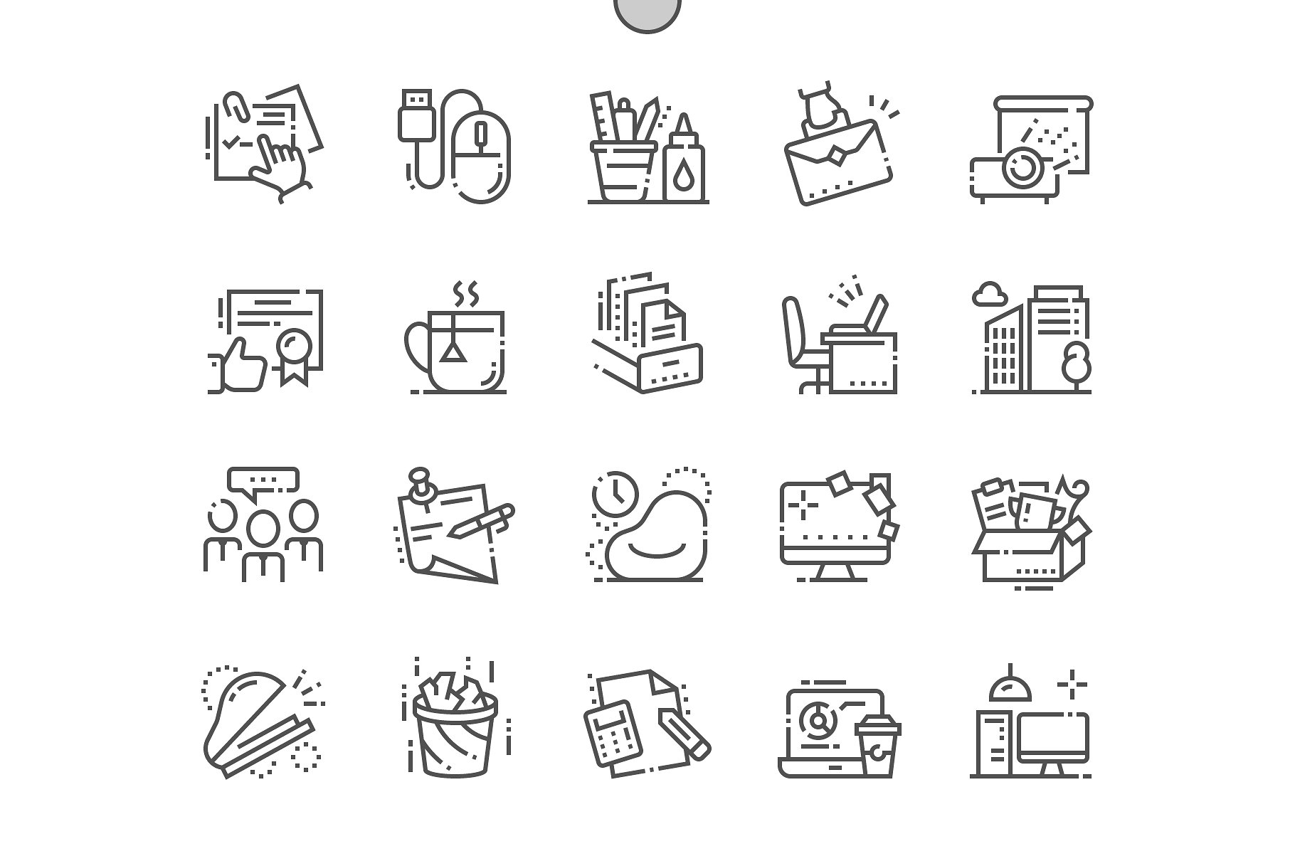 Office Line Icons