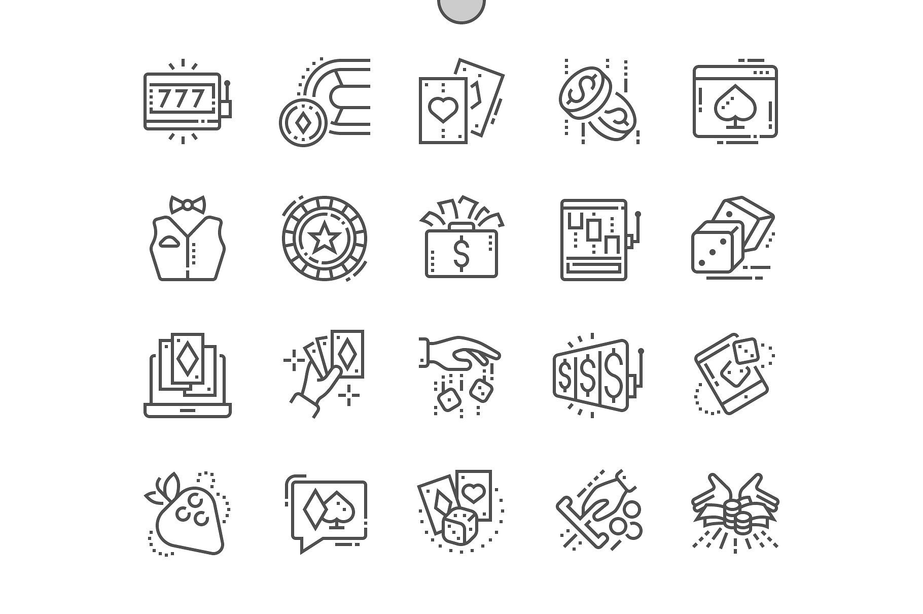 Gambling Line Icons