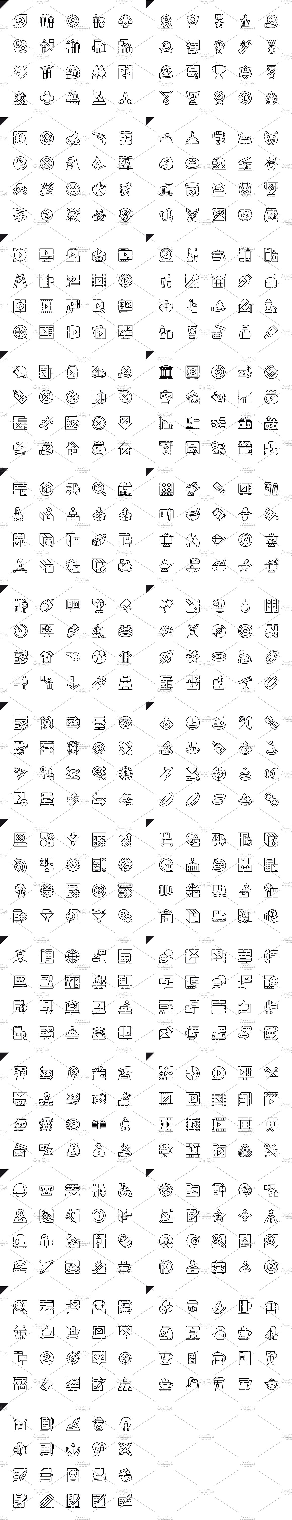 Business Line Icons