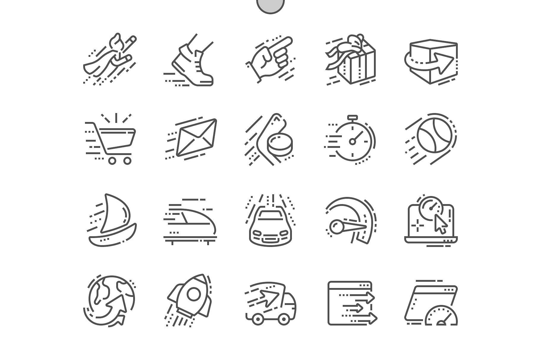 Speed Line Icons