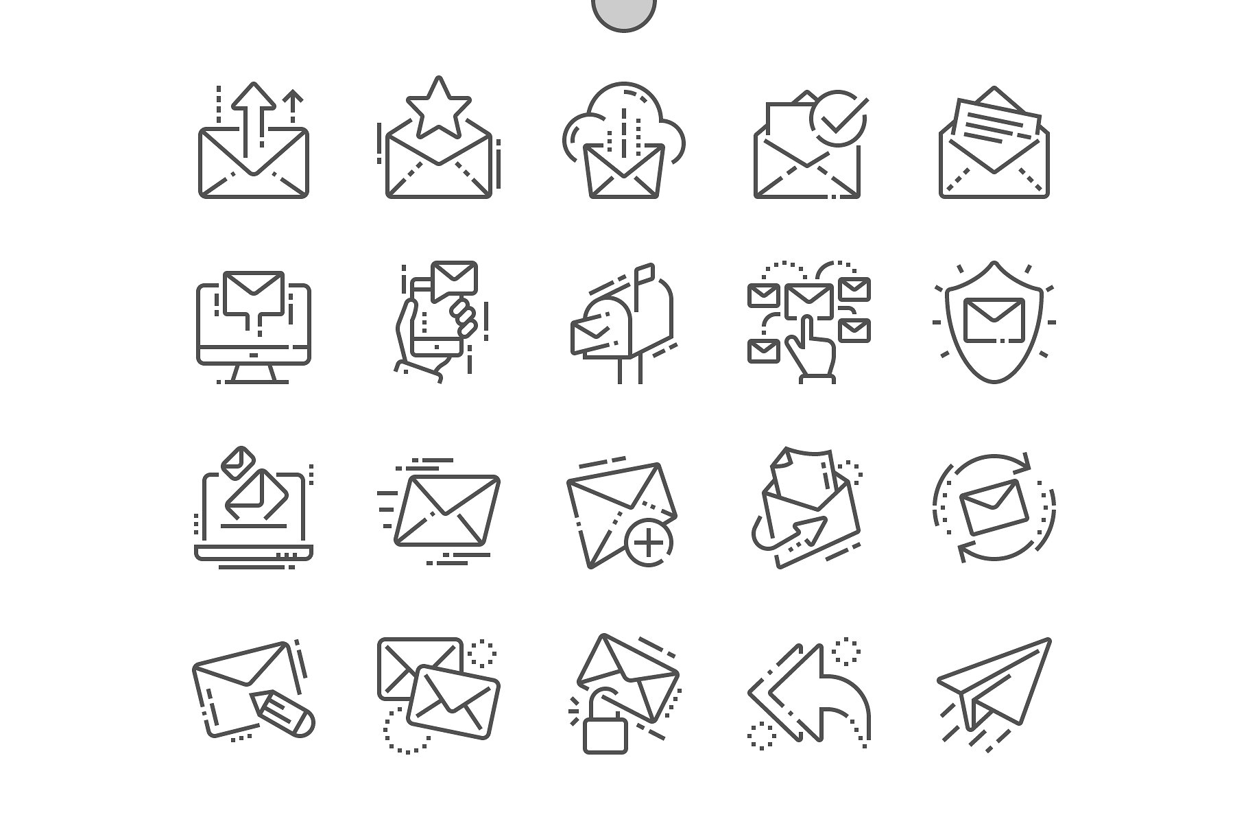 Email Line Icons