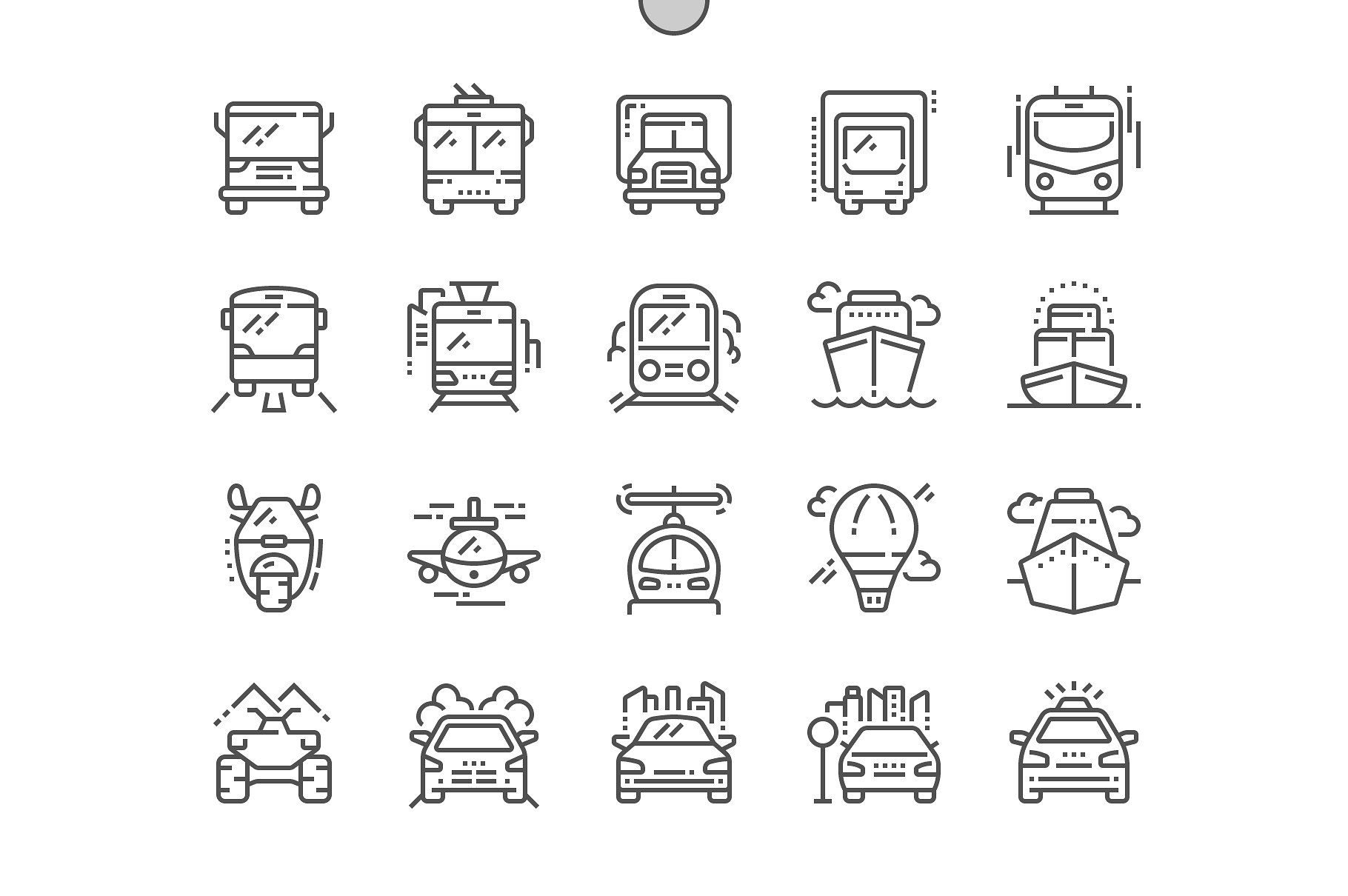 Transport Line Icons