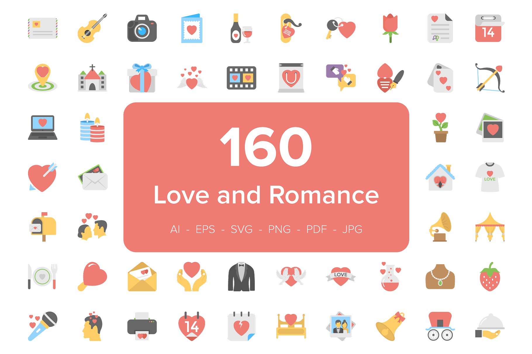 160 Love and Romance Flat Icon