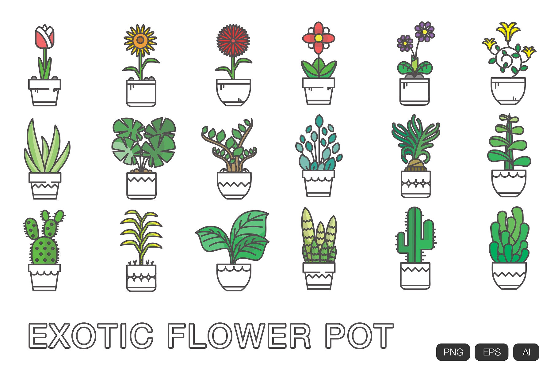 18 Flower Pot