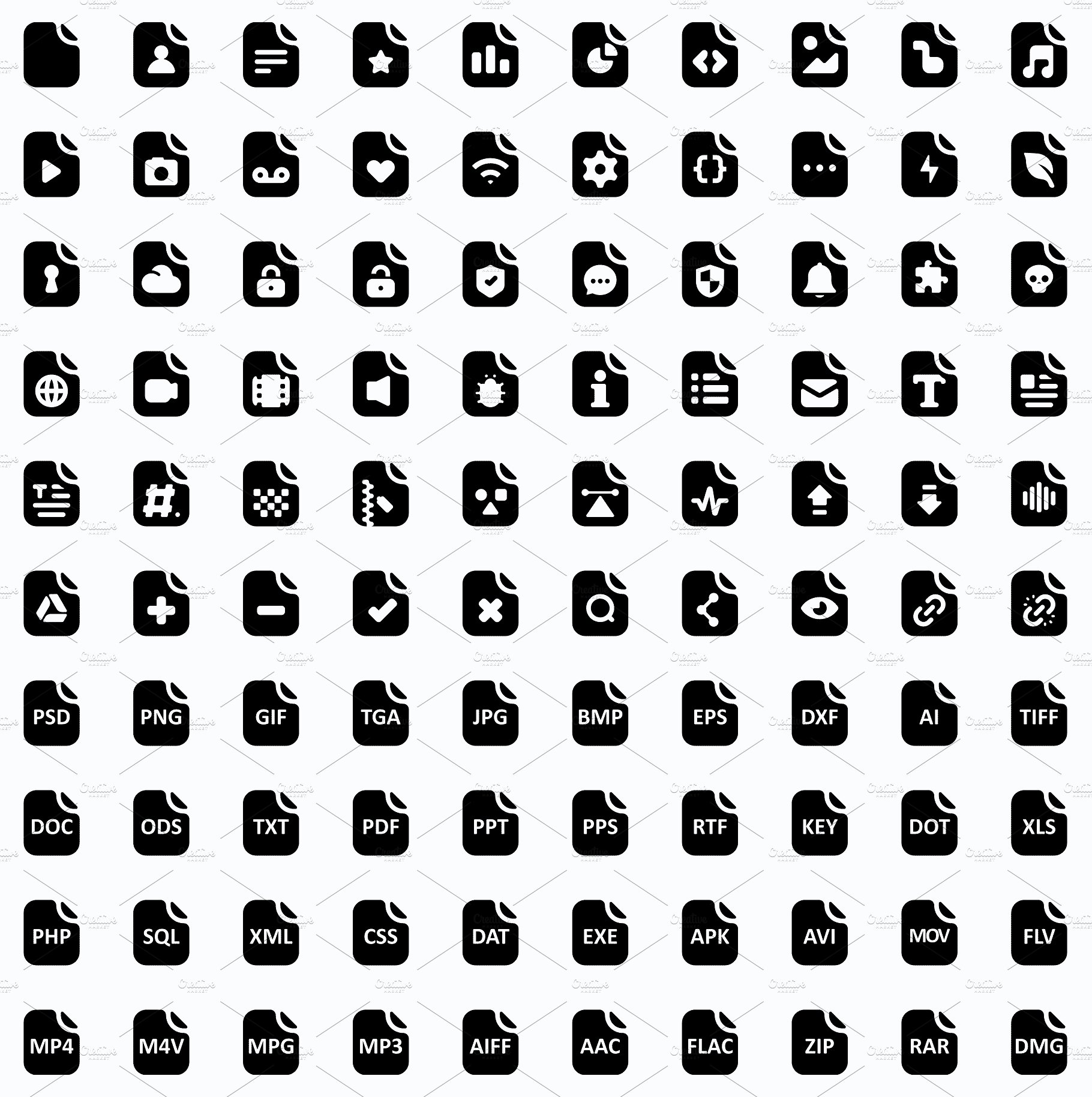 Roundies 2200 Solid Icons