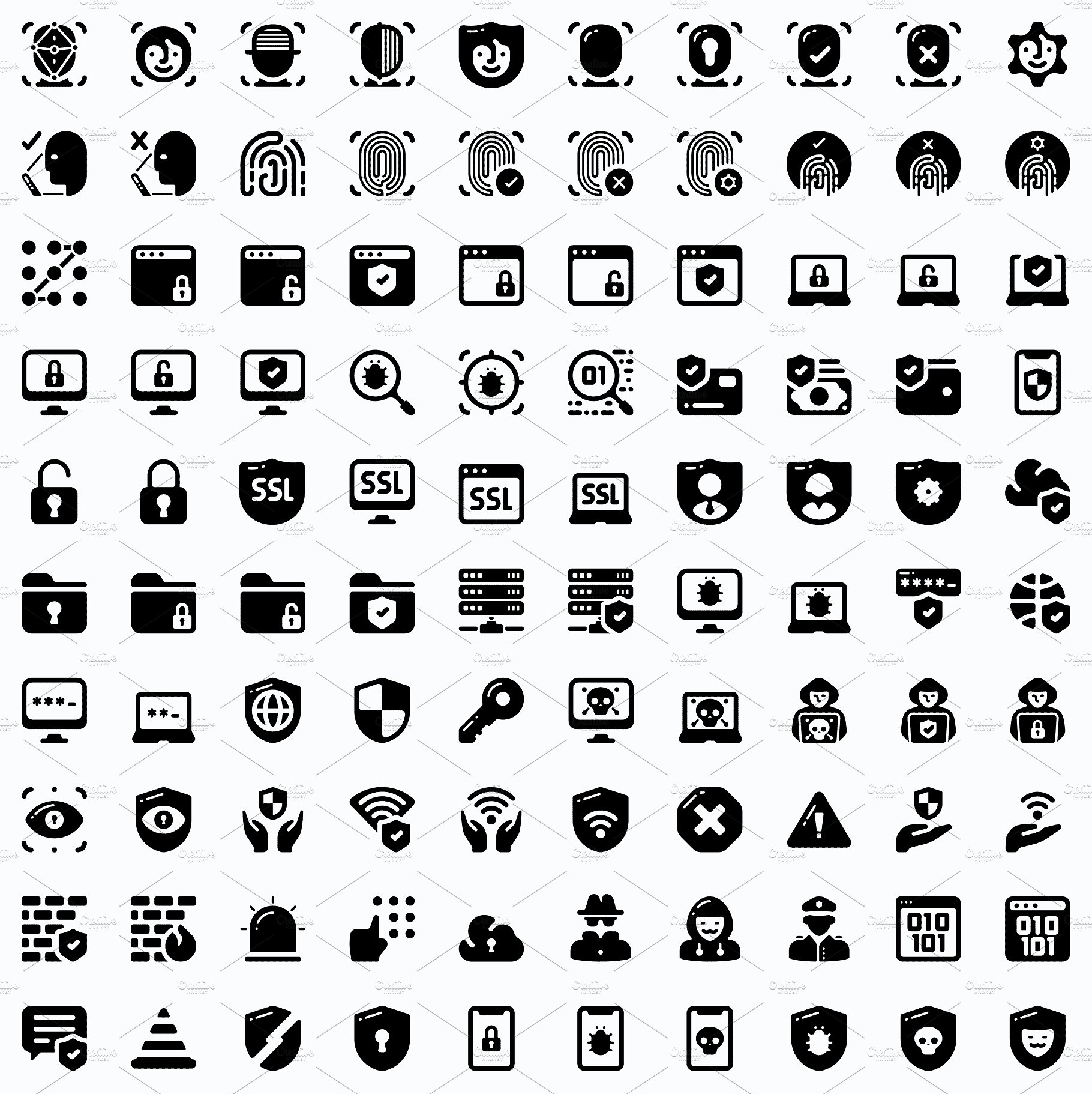 Roundies 2200 Solid Icons