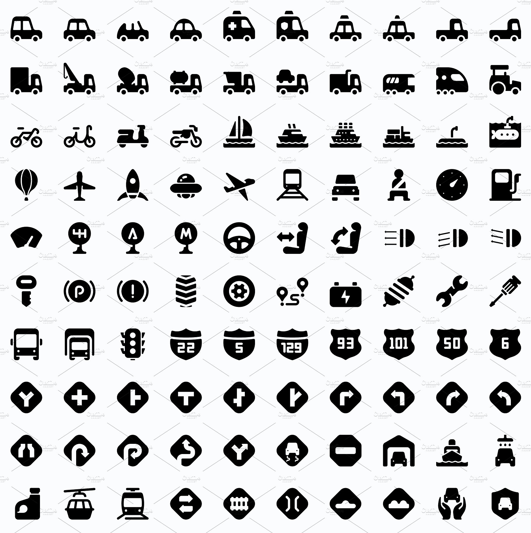 Roundies 2200 Solid Icons