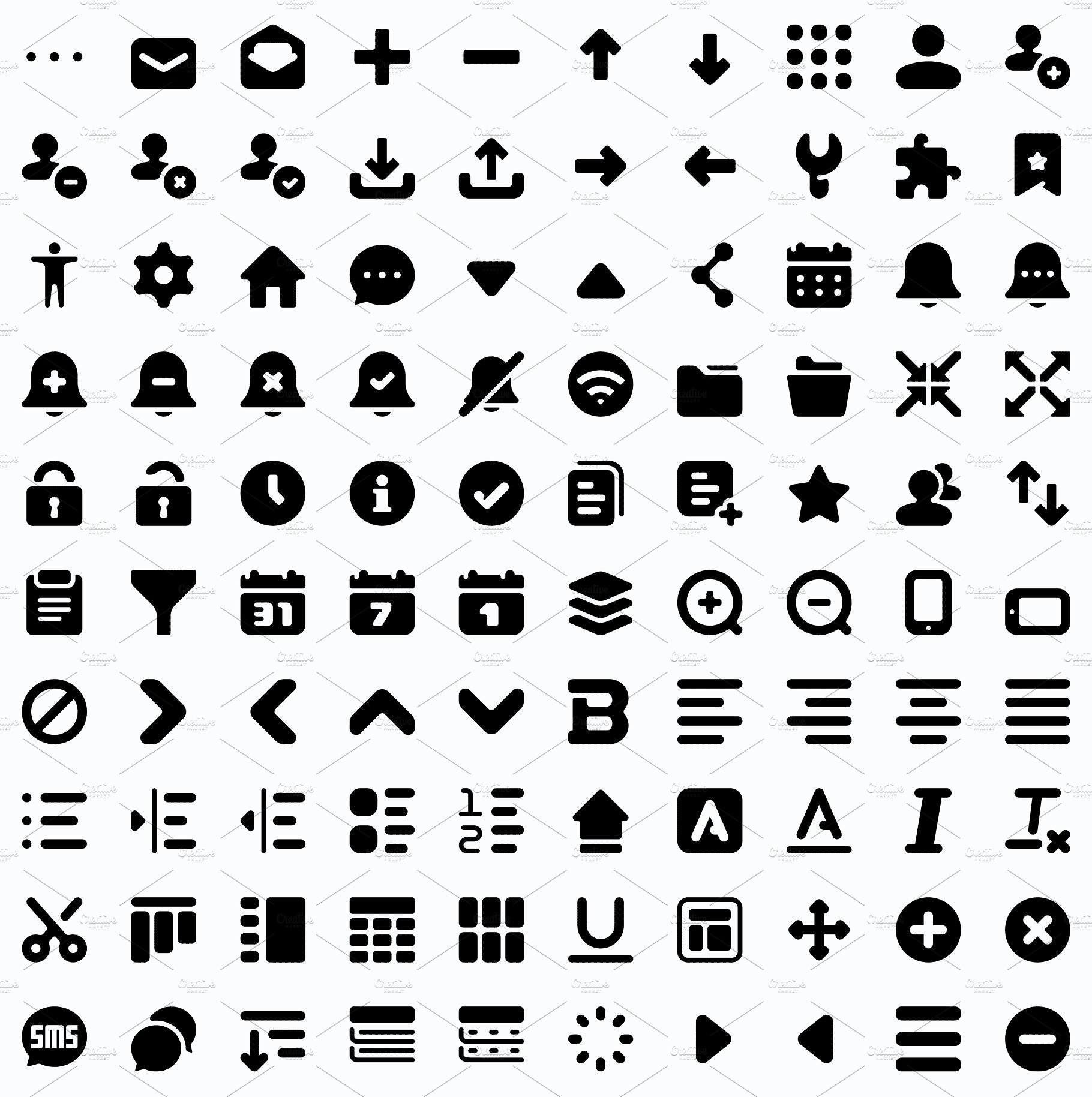 Roundies 2200 Solid Icons