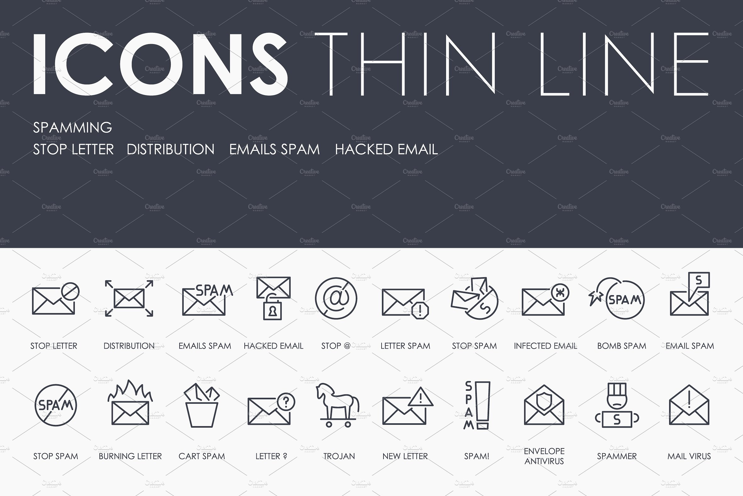 Spamming thinline icons